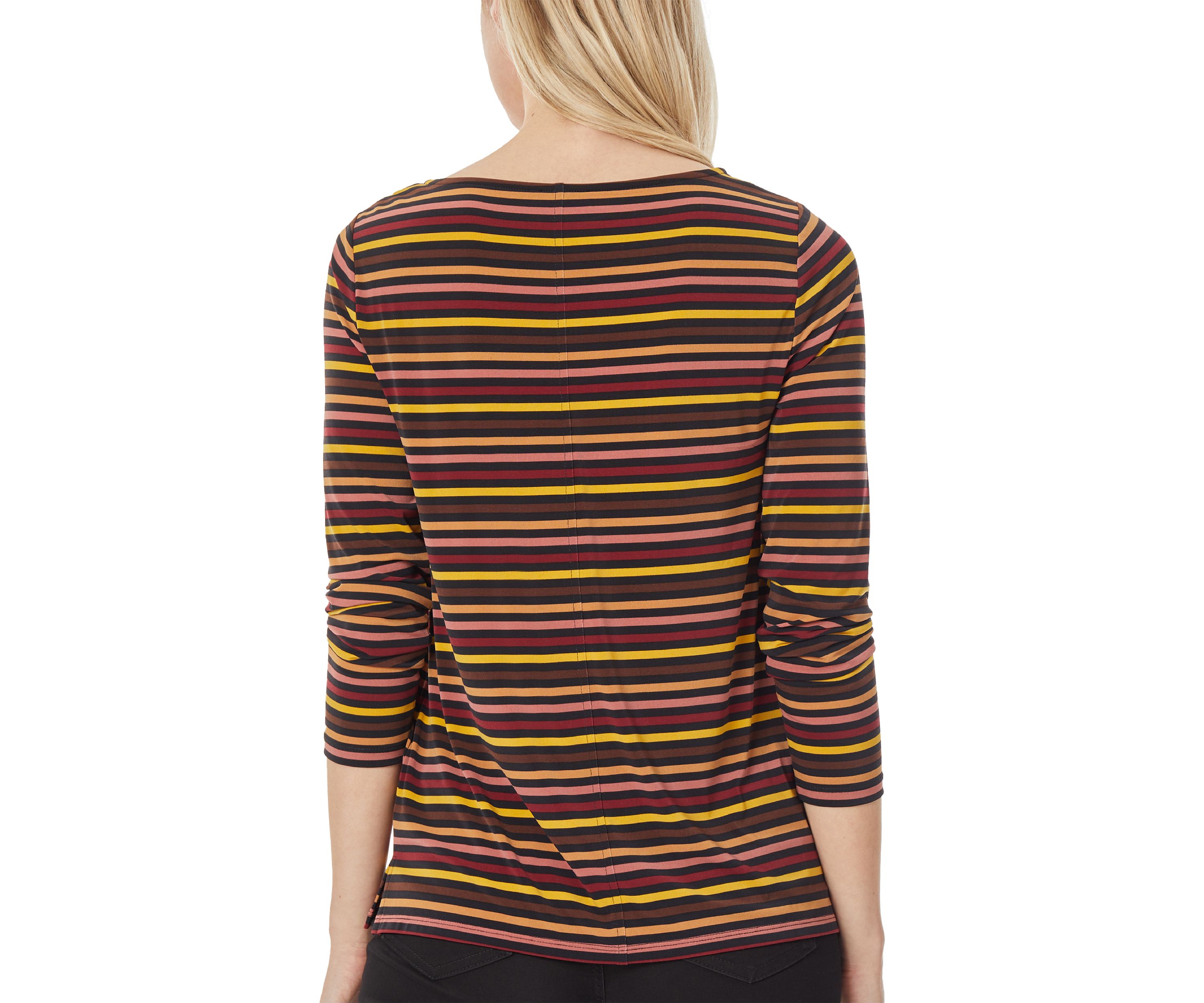 Womens Long Sleeve Boat Neck Pullover