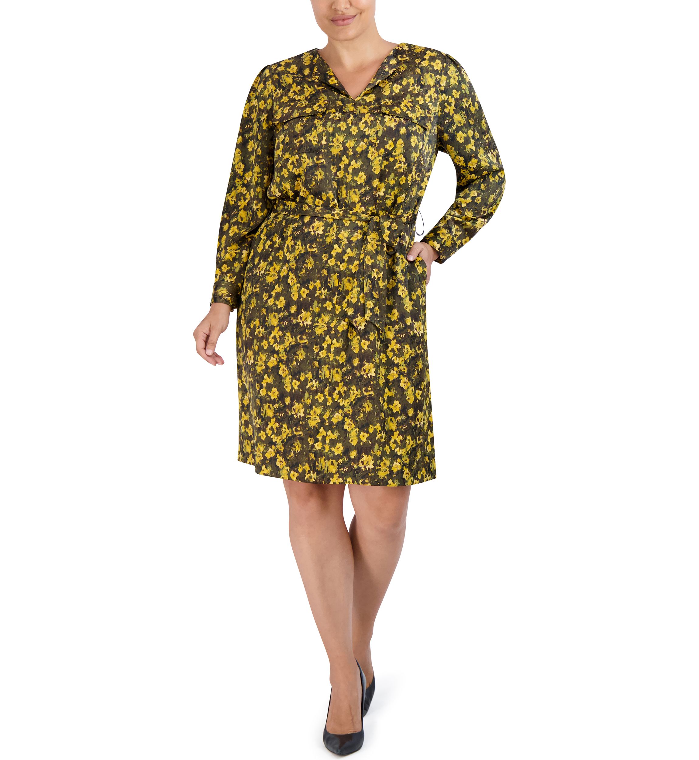 Plus Size Austin Shirt Dress 