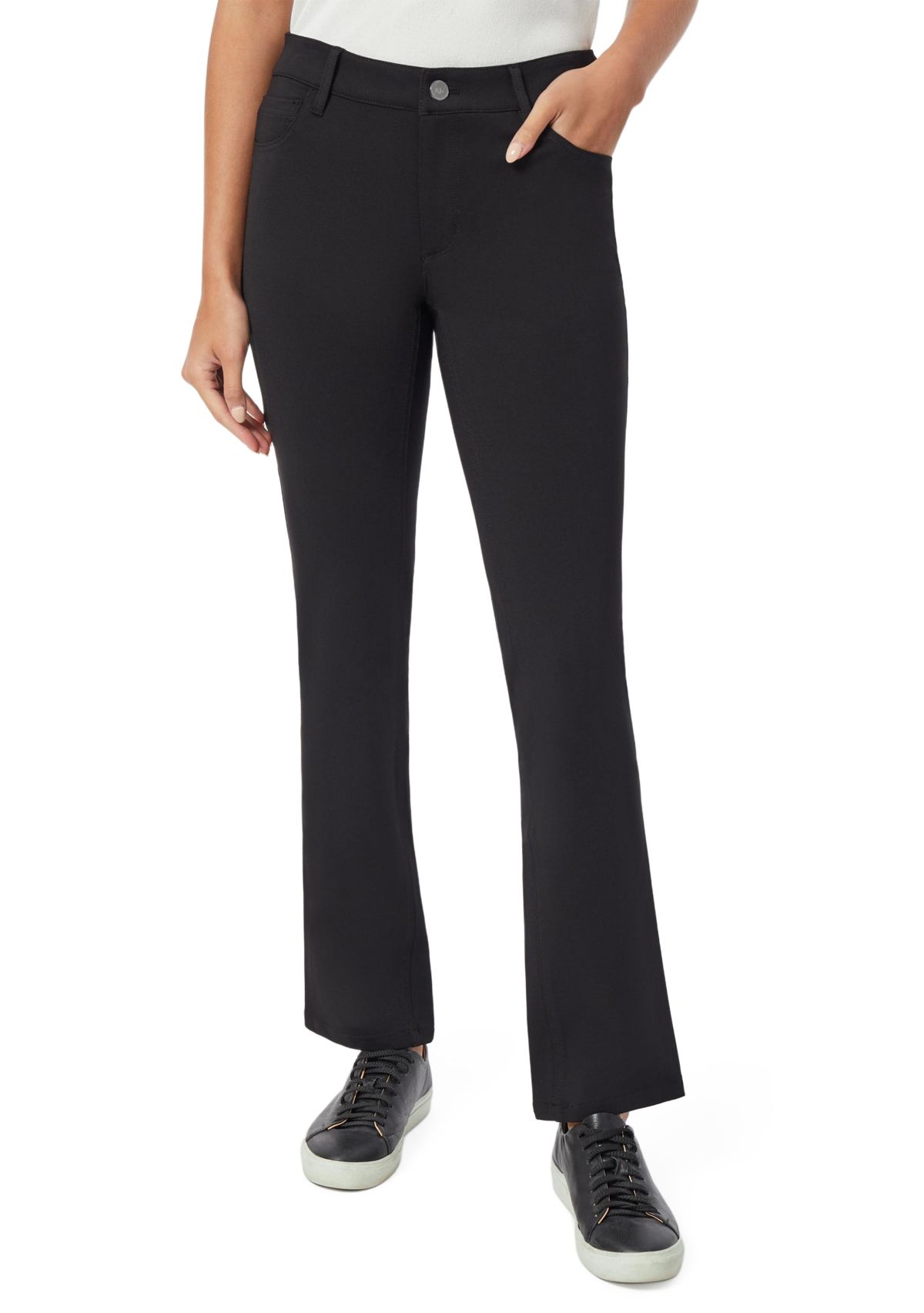 Petite Compression Lexington Straight Pants