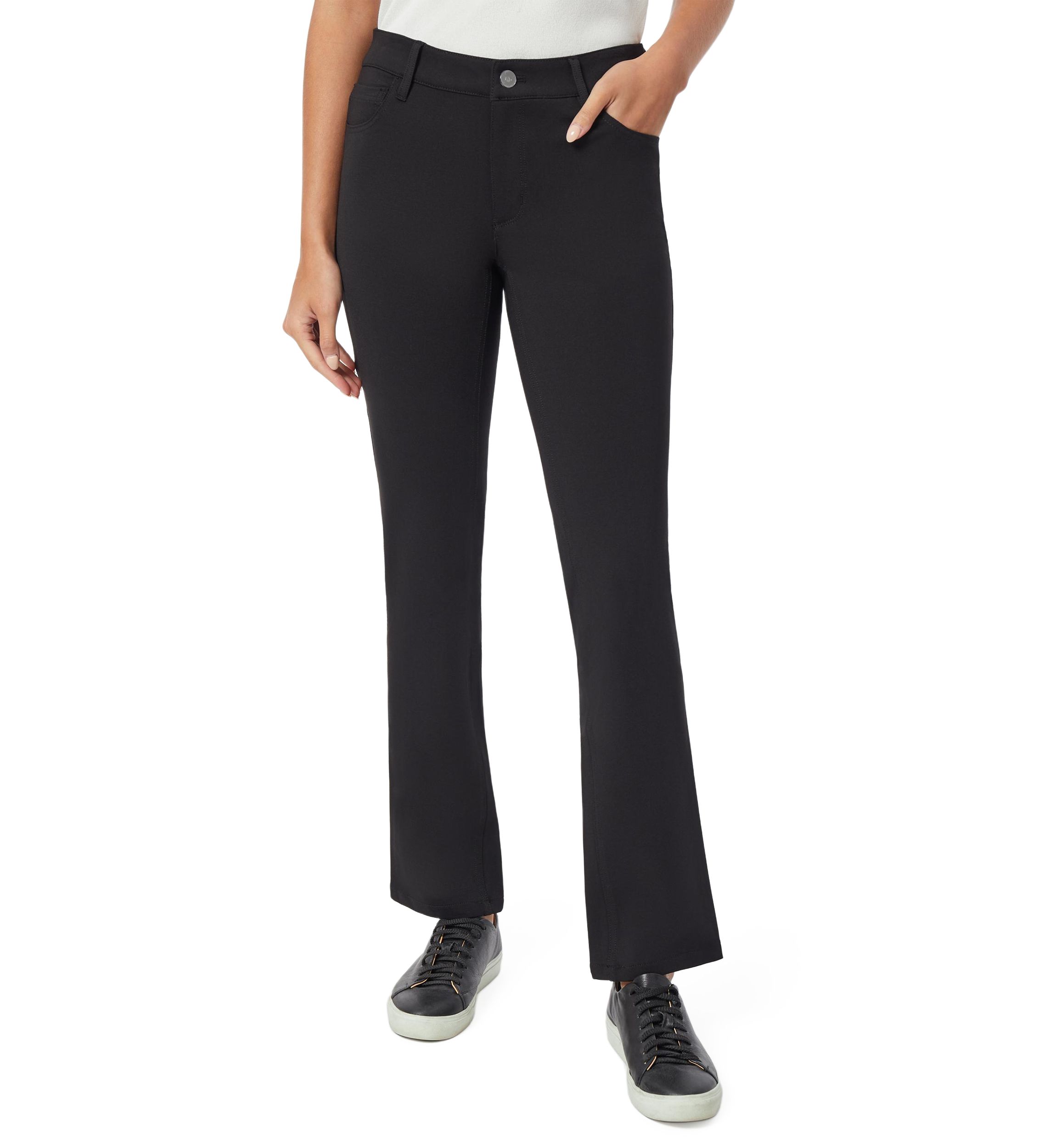 Petite Compression Lexington Straight Pants