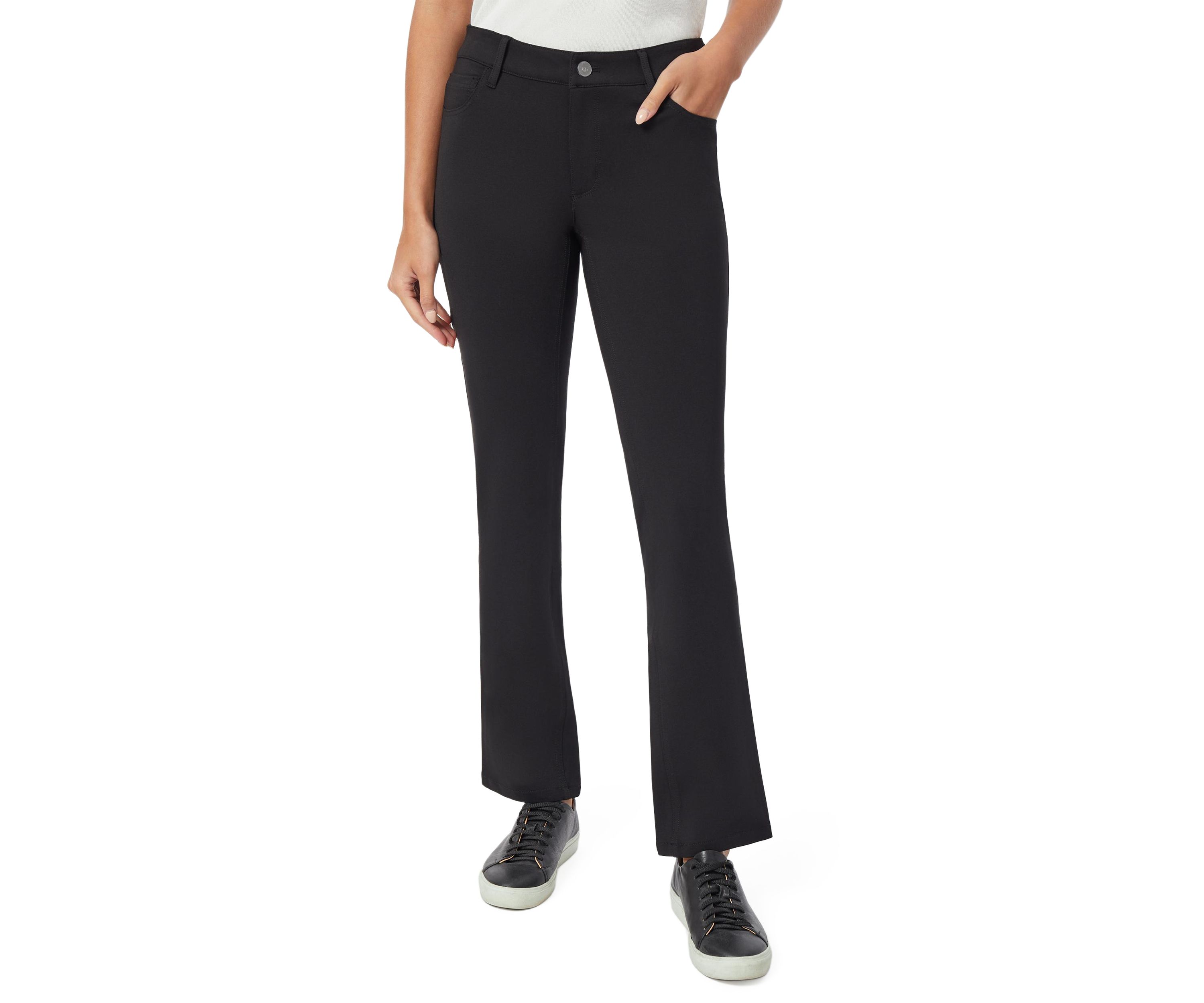 Petite Compression Lexington Straight Pants