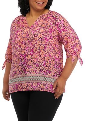 Belk women's sale plus size tops