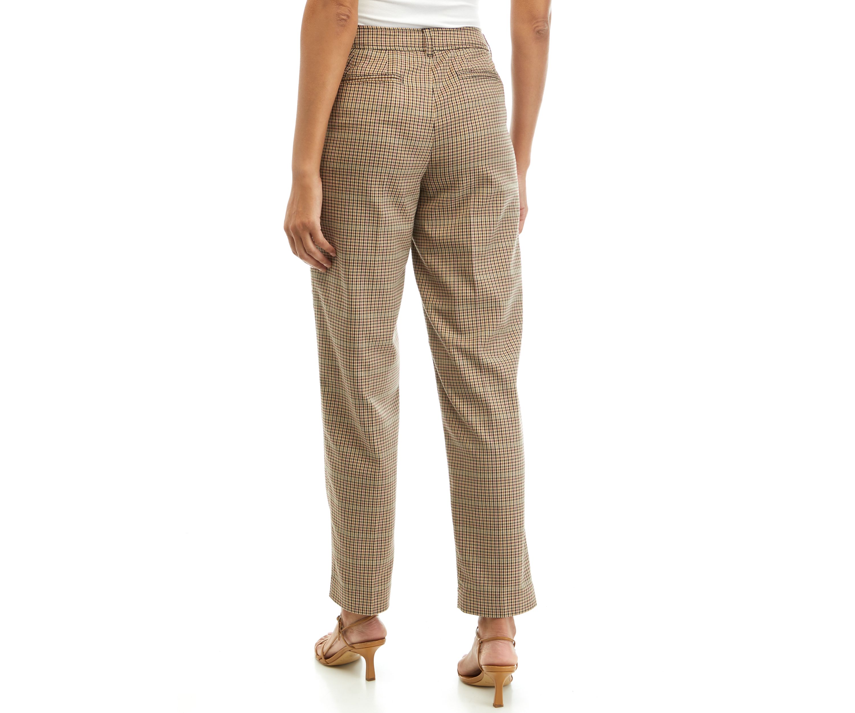 Womens Fly Front Dukes Slim Leg Pants 