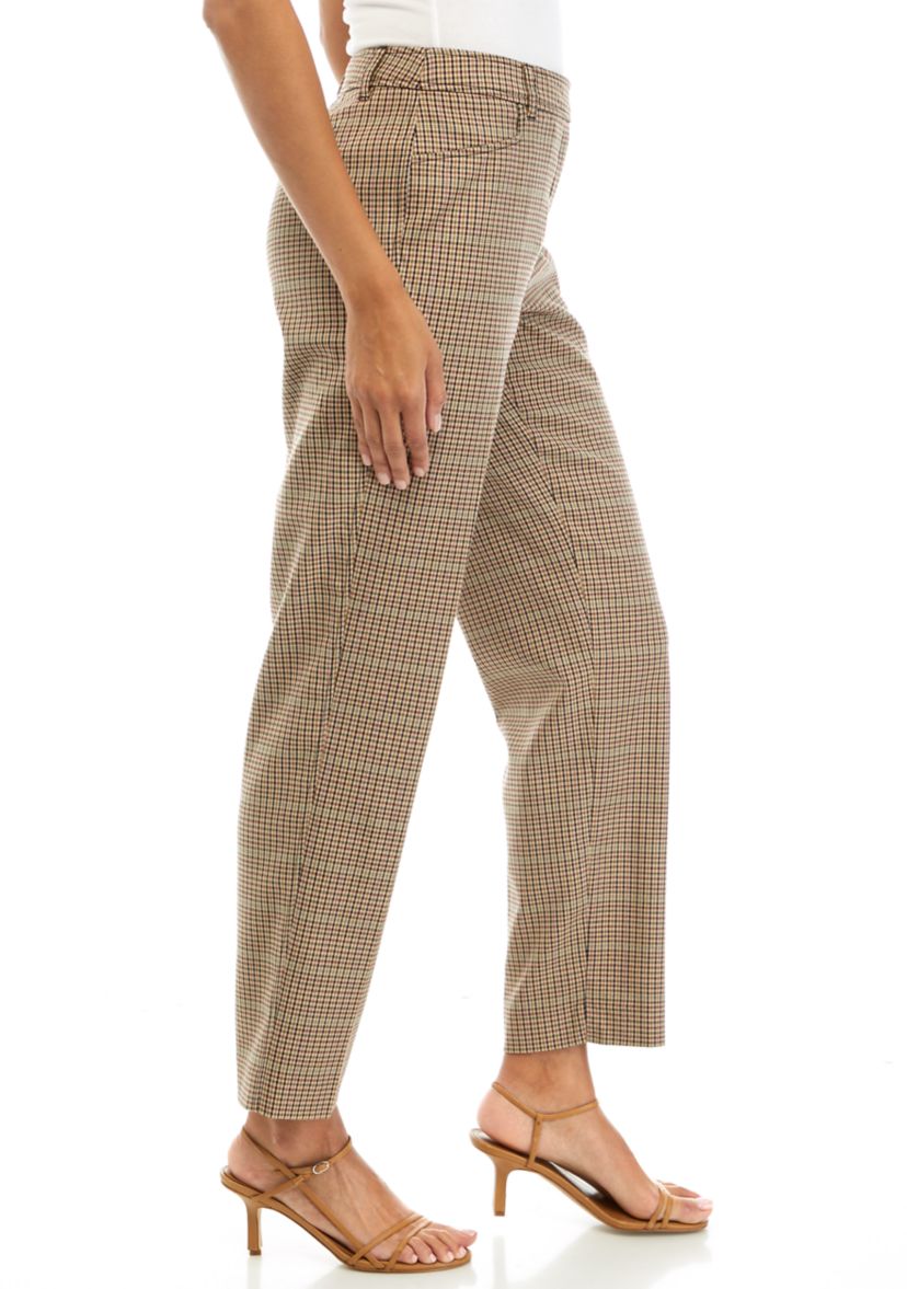 Womens Fly Front Dukes Slim Leg Pants 