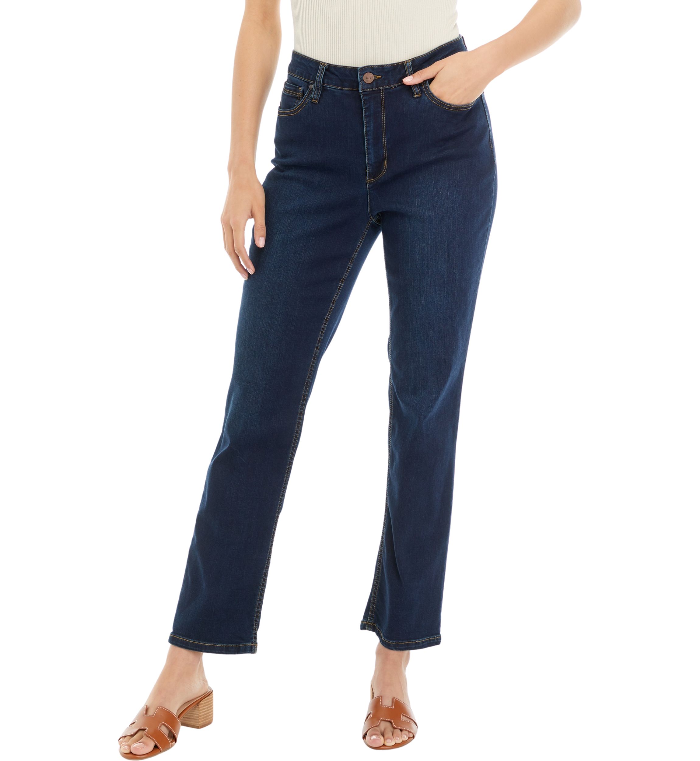 Petite Lexington Straight Jeans