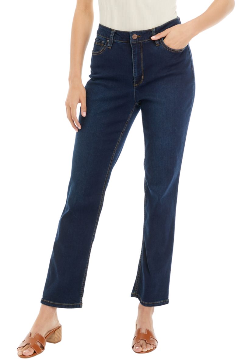 Petite Lexington Straight Jeans