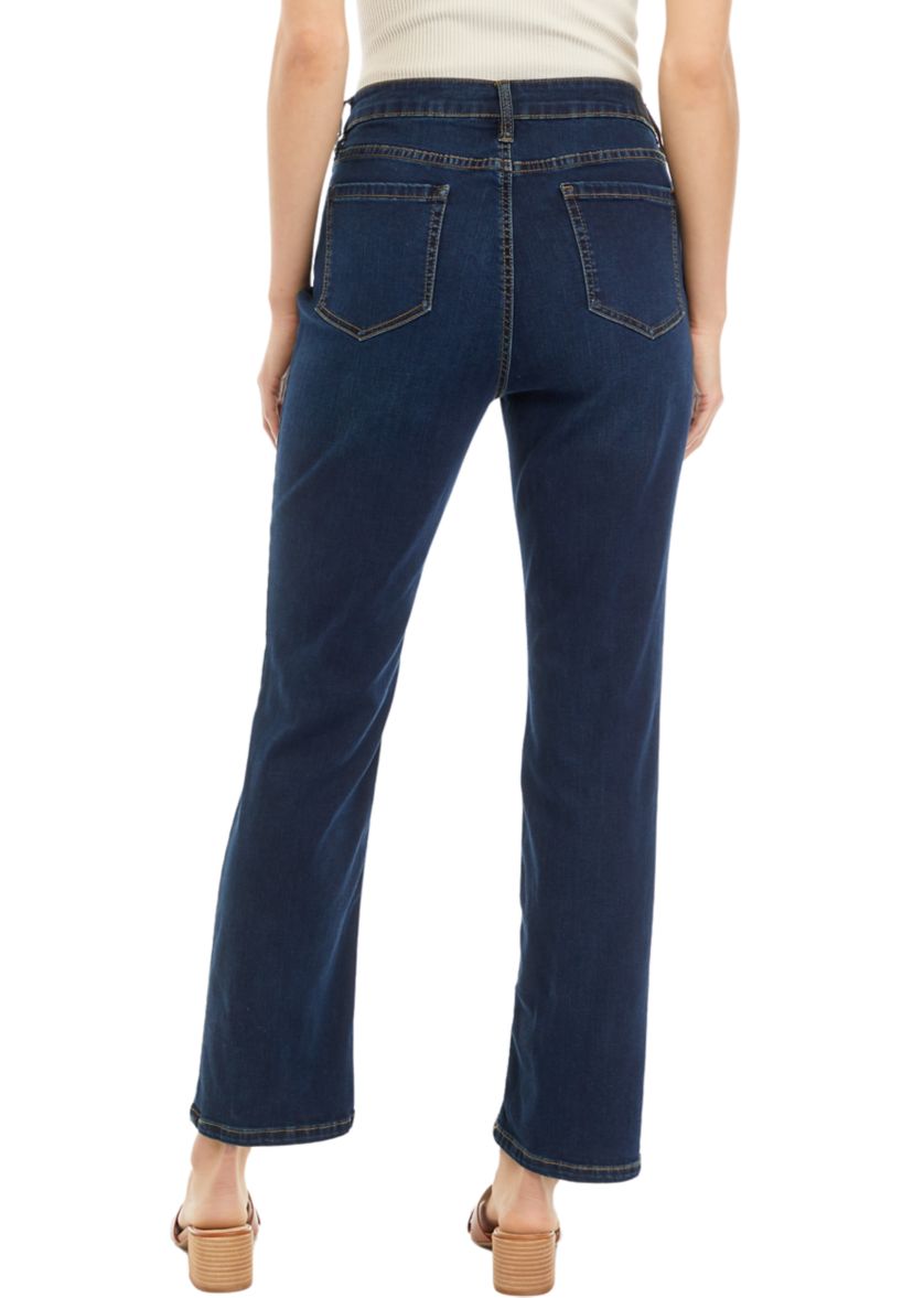 Petite Lexington Straight Jeans