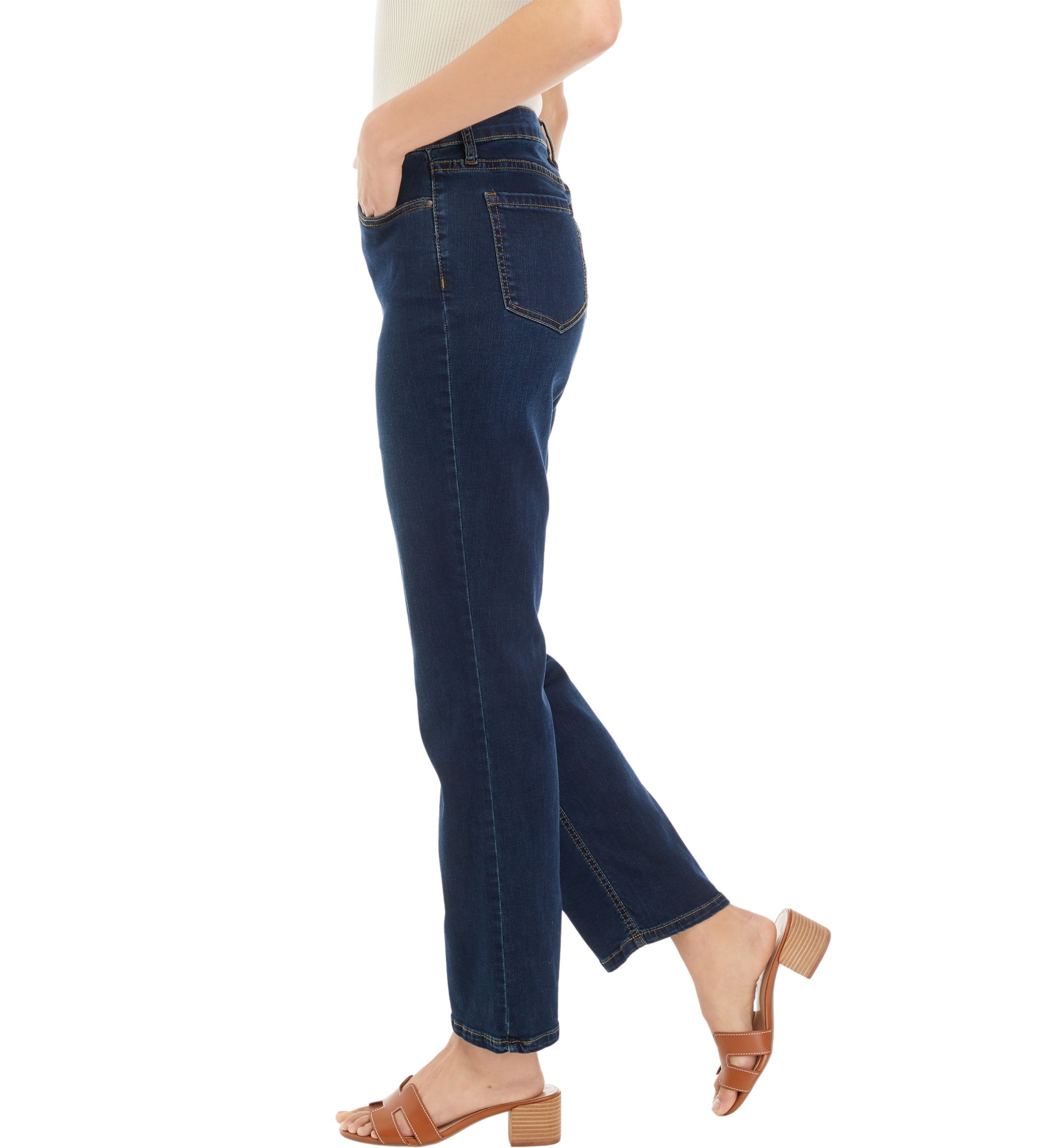 Petite Lexington Straight Jeans