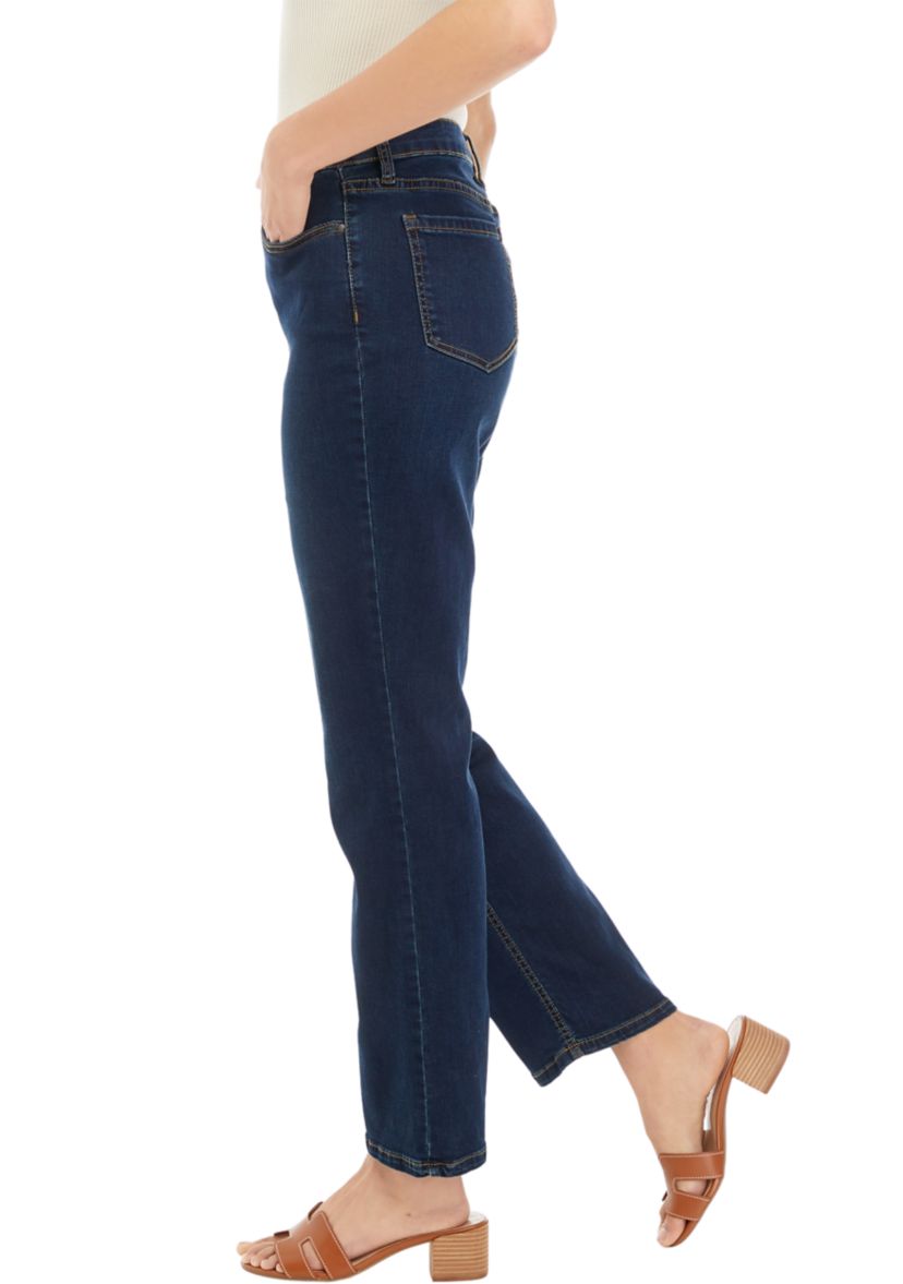 Petite Lexington Straight Jeans