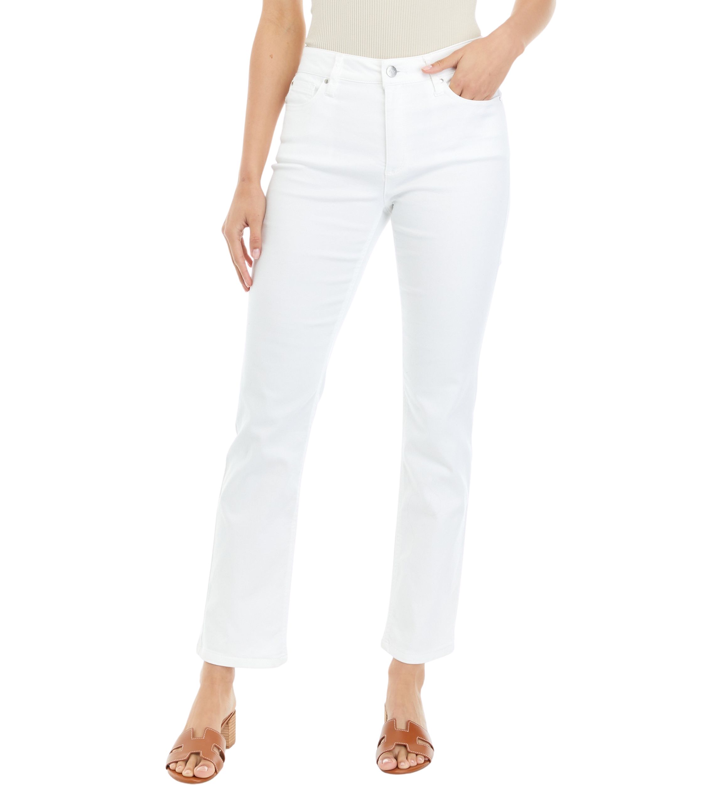 Petite Lexington Straight Jeans