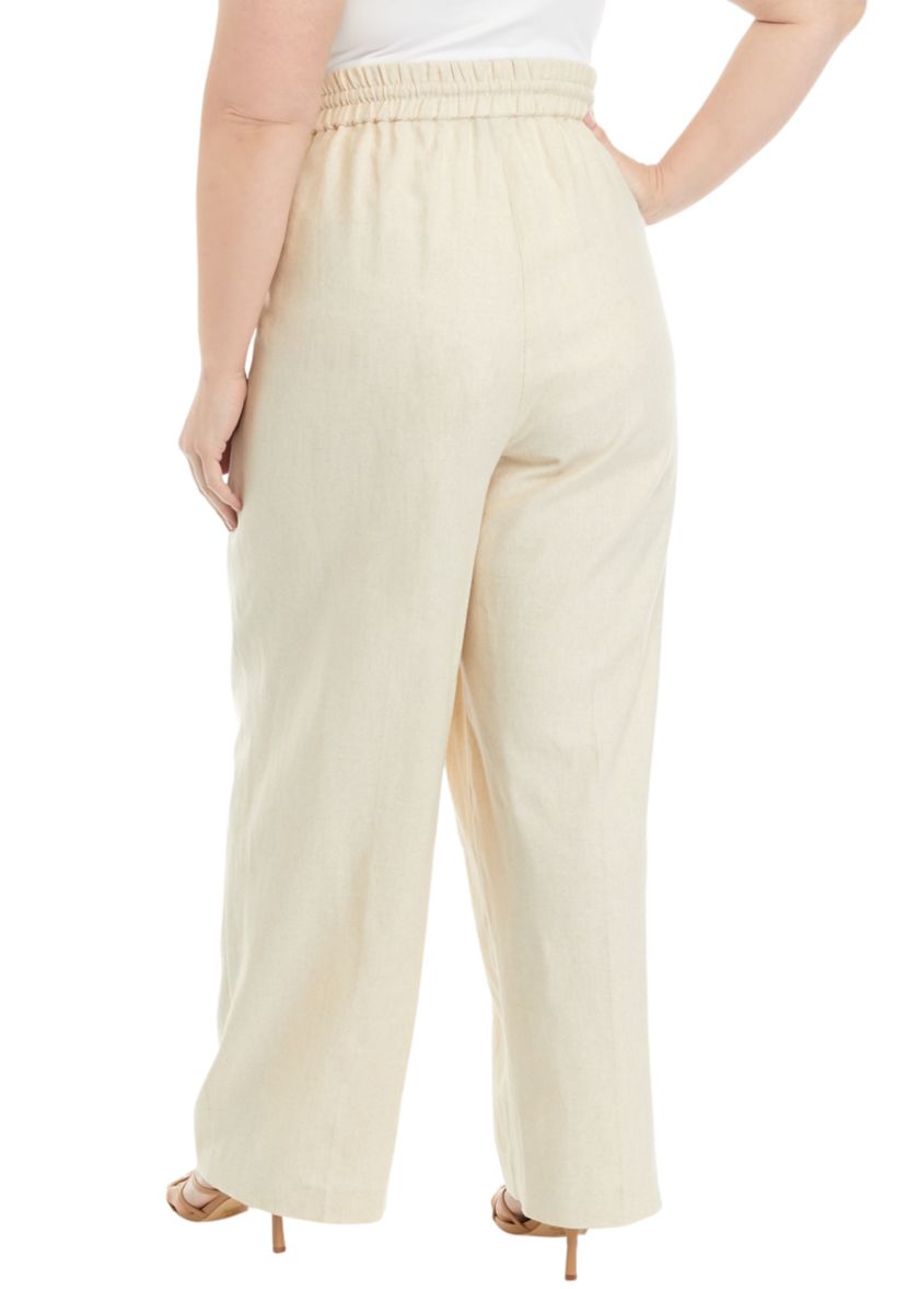 Pull On Slash Pocket Cropped Pants