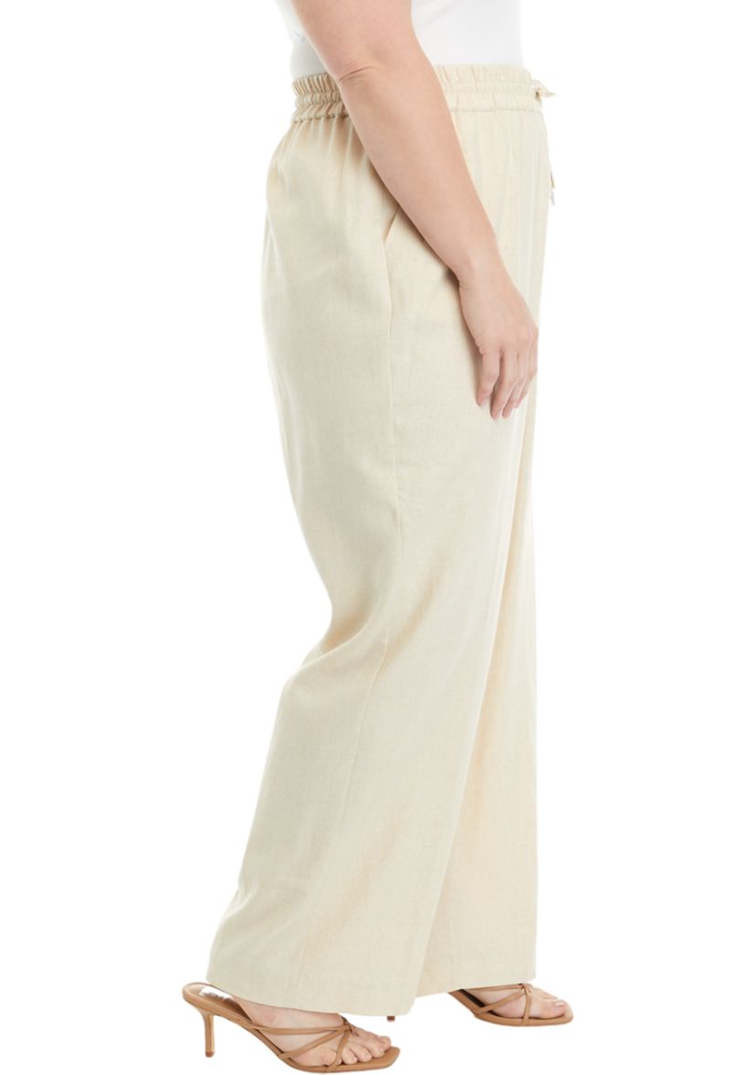Pull On Slash Pocket Cropped Pants