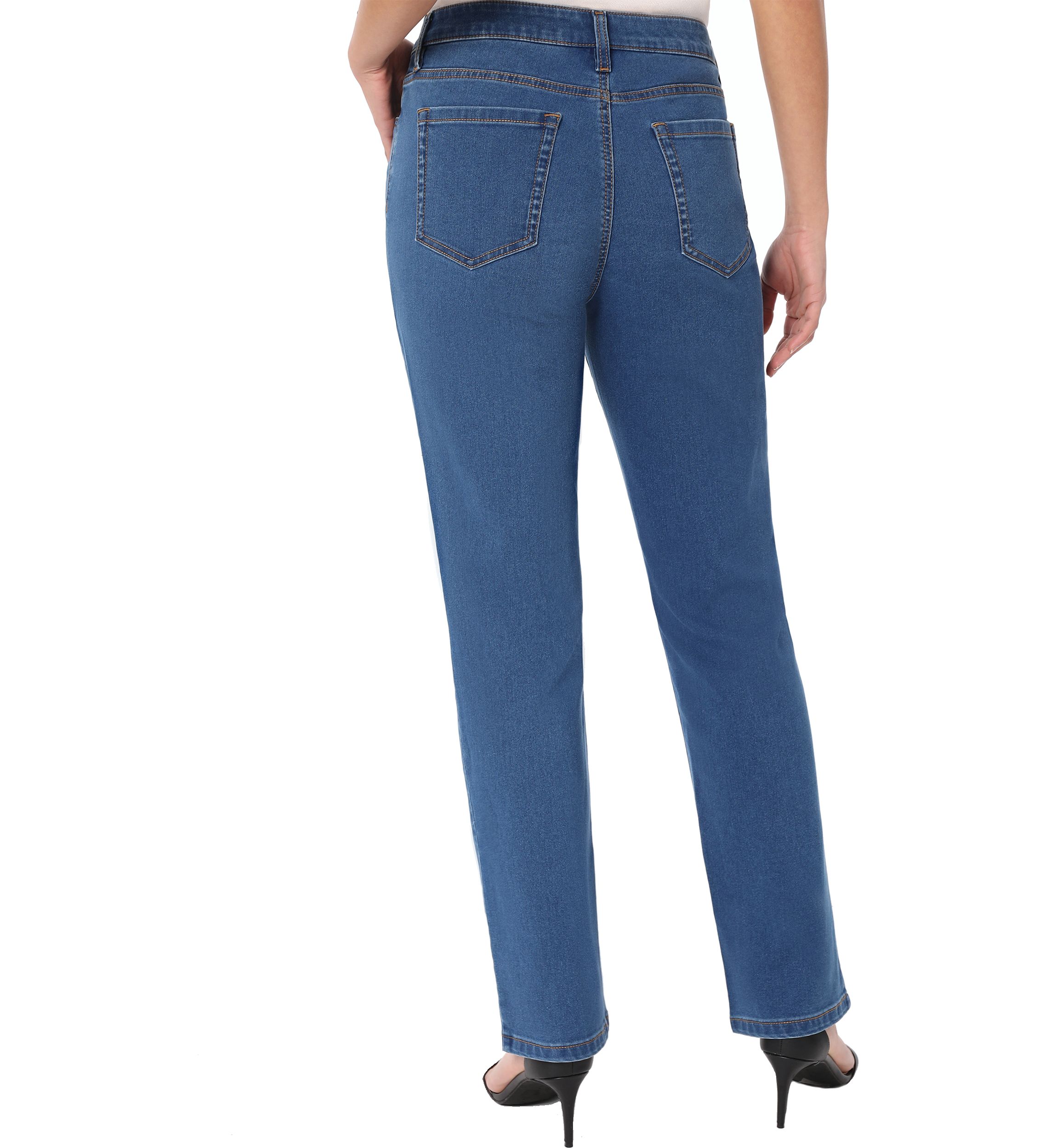 Petite Lexington Straight Jeans