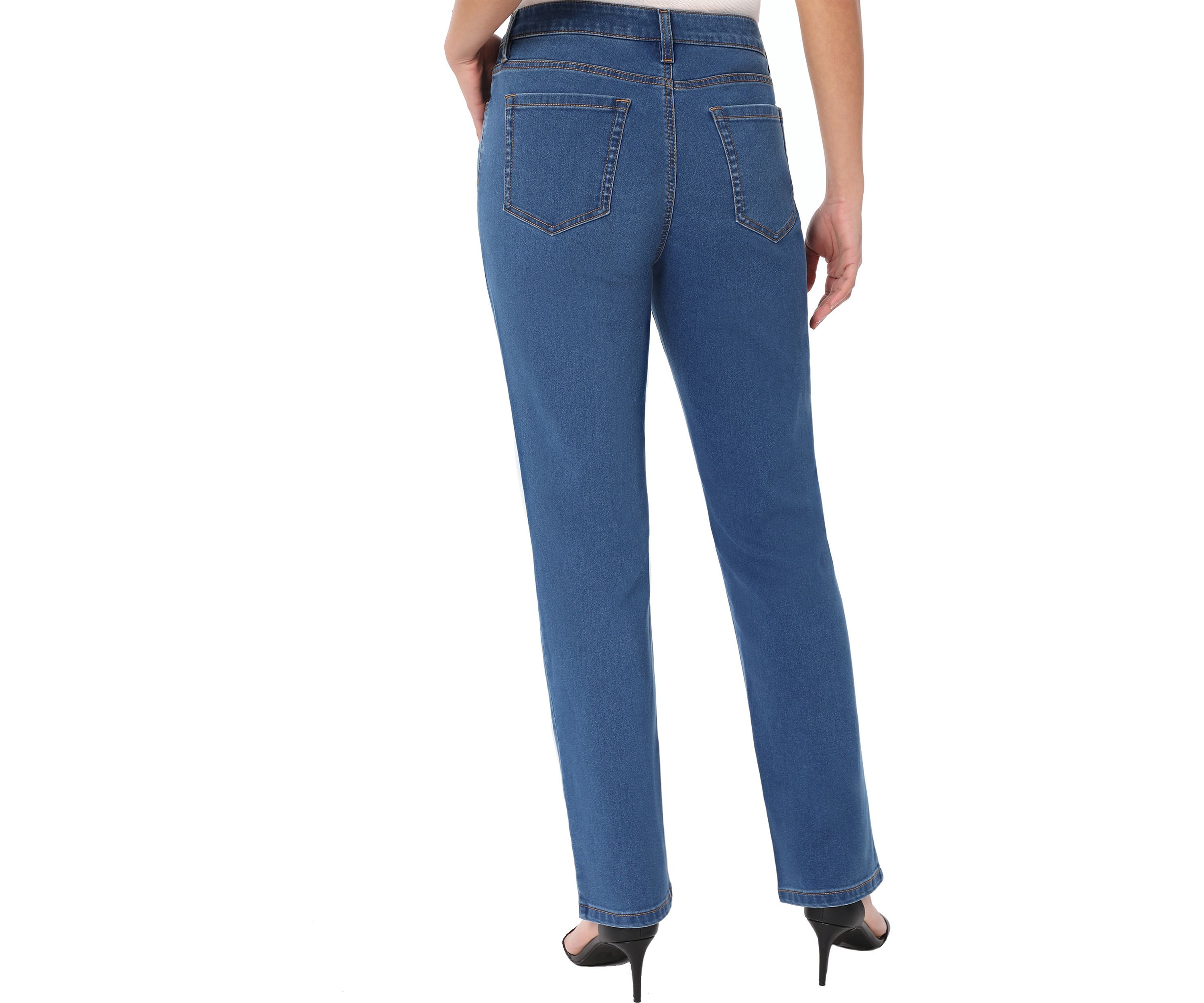 Petite Lexington Straight Jeans