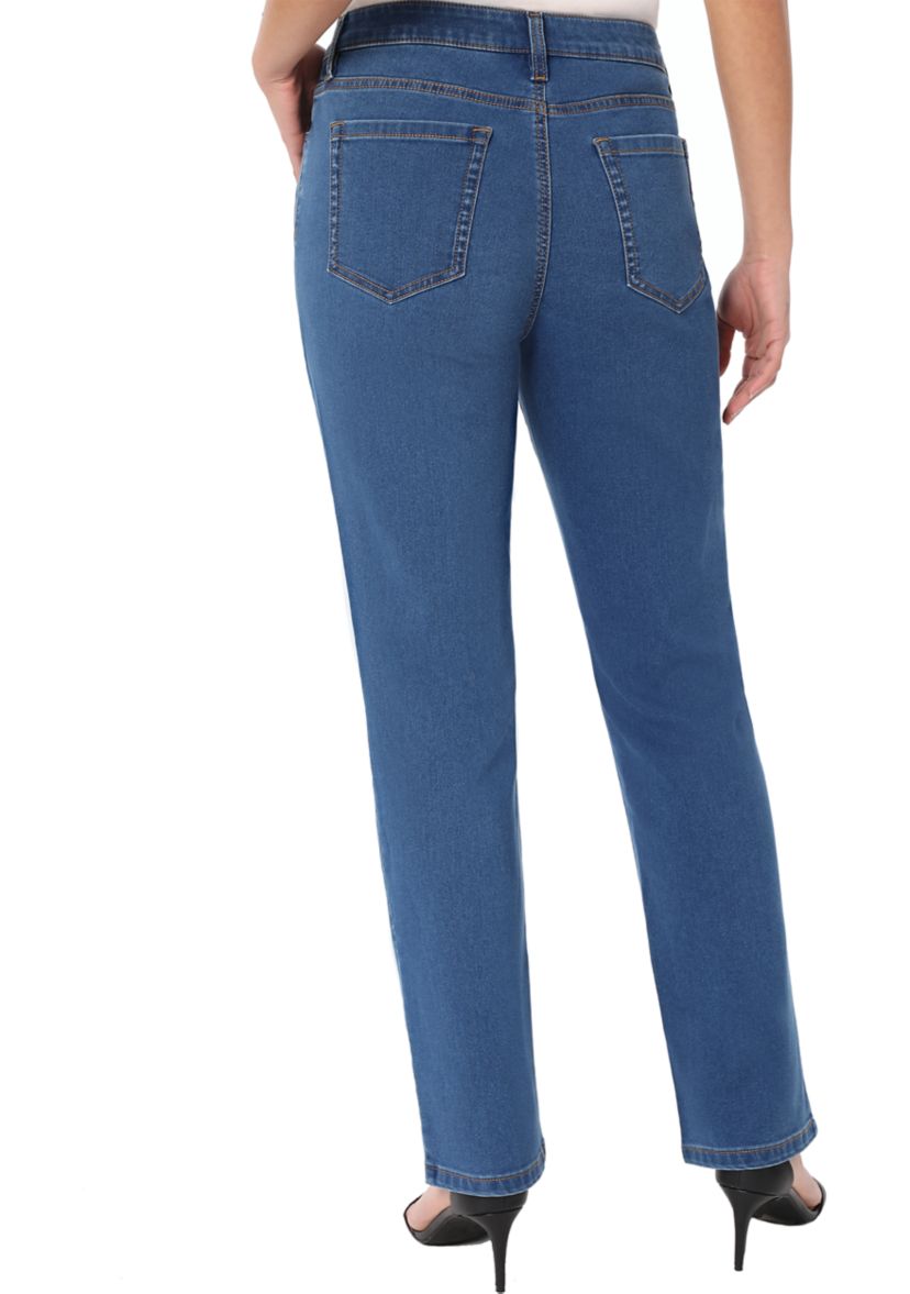 Petite Lexington Straight Jeans