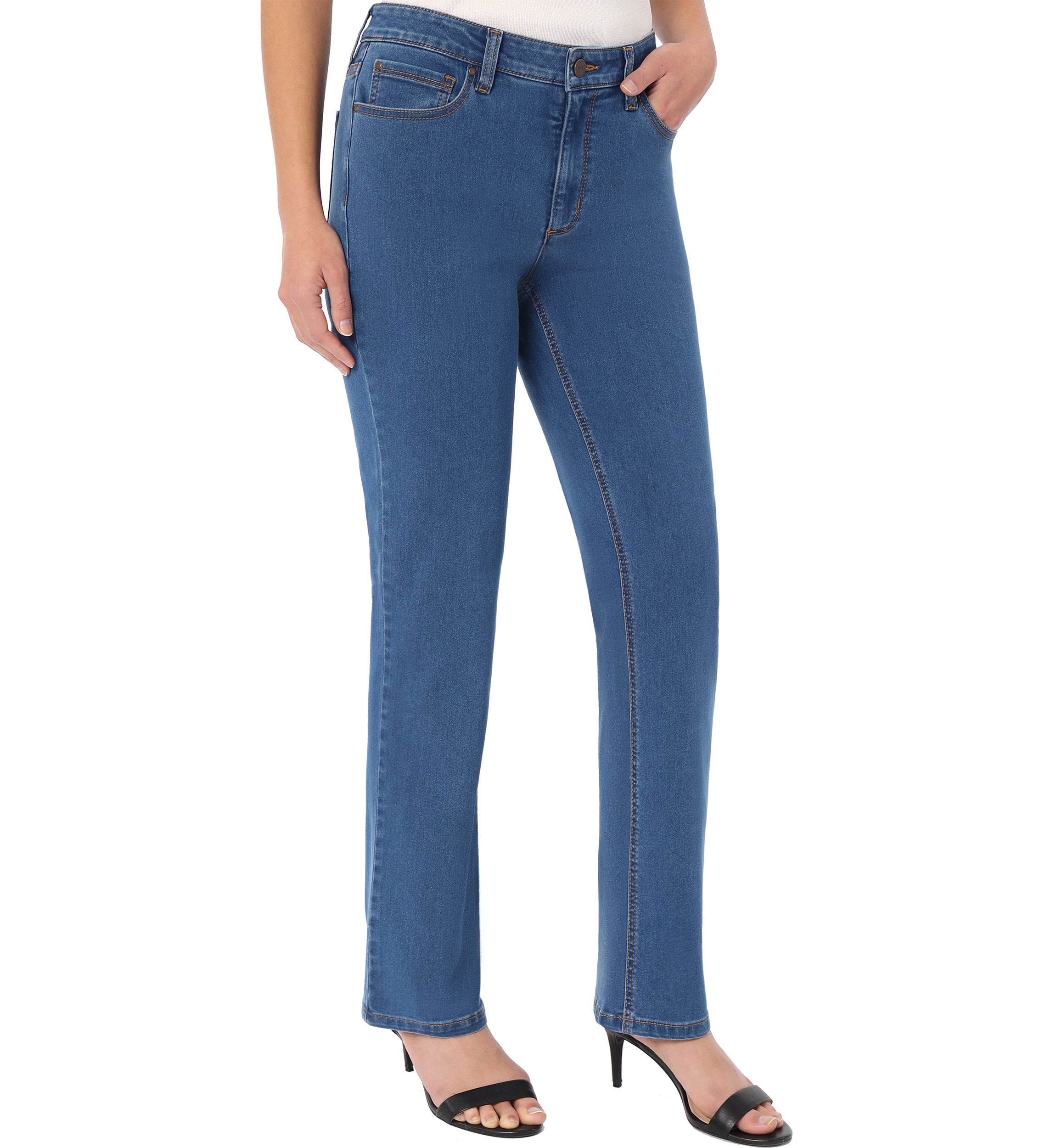 Petite Lexington Straight Jeans