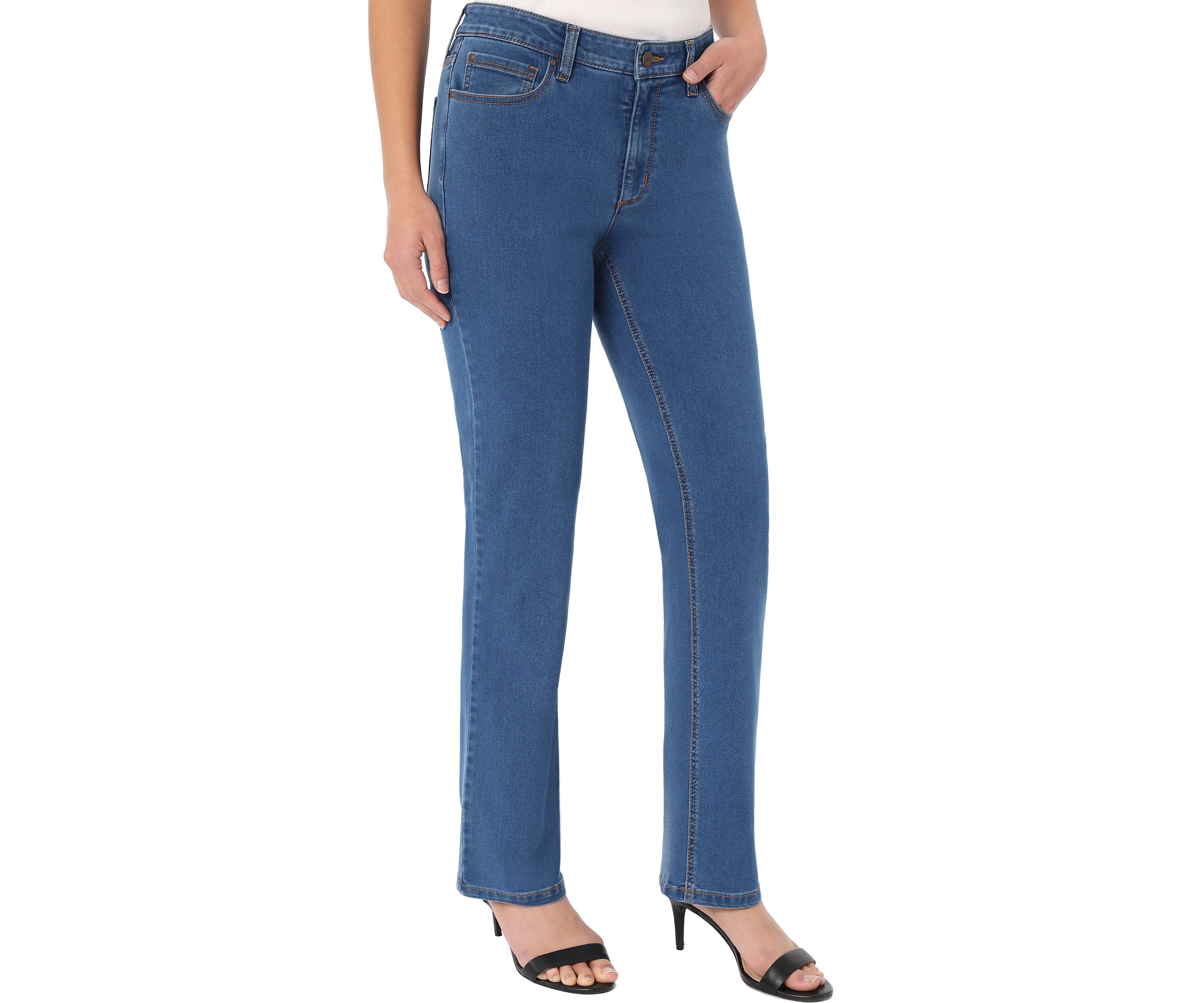 Petite Lexington Straight Jeans