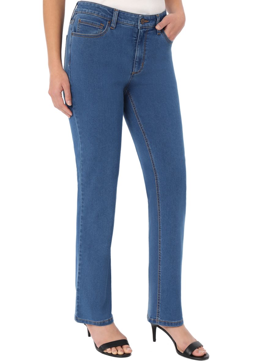 Petite Lexington Straight Jeans