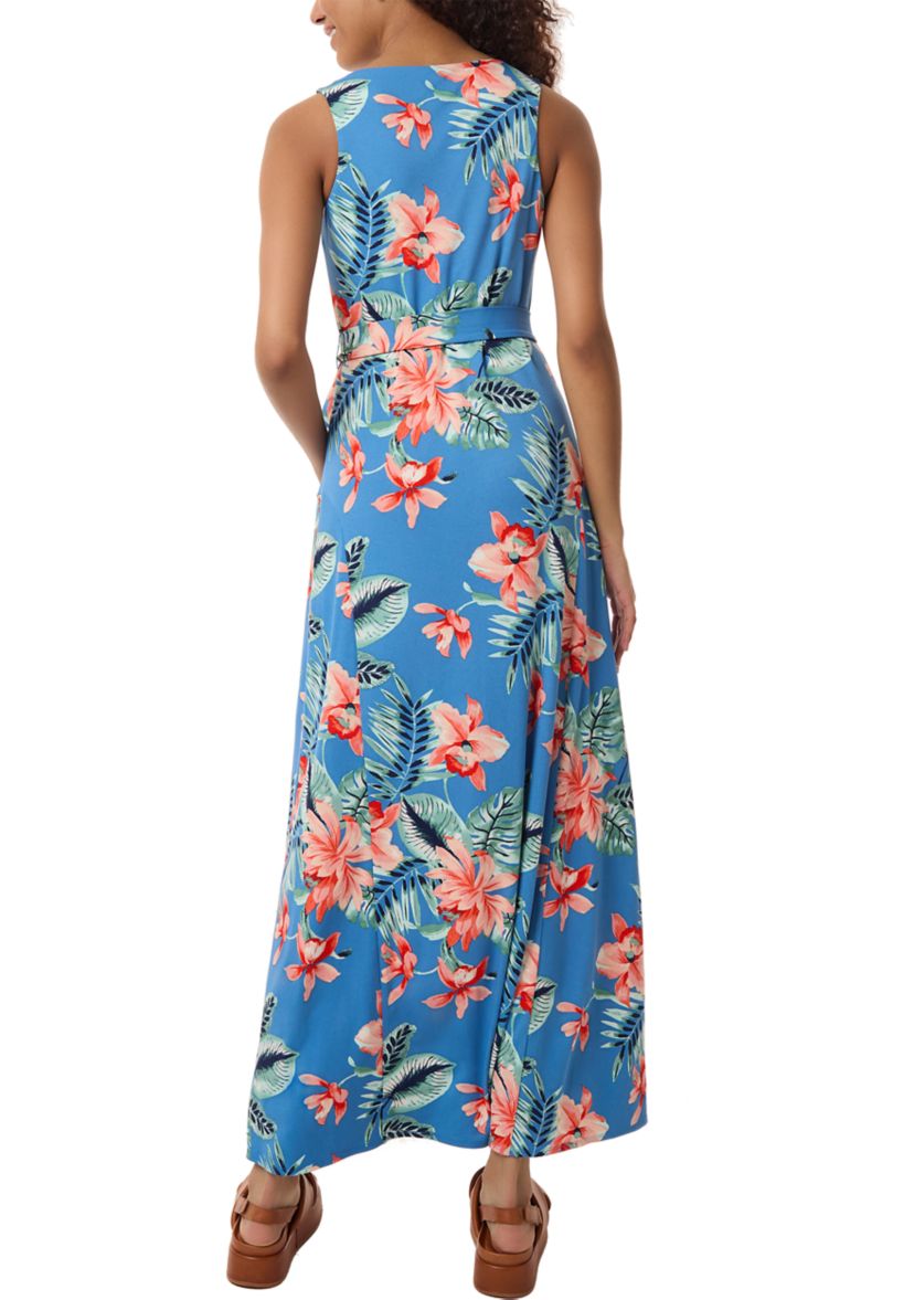 Petite Maxi Tank Dress with Self Sash 