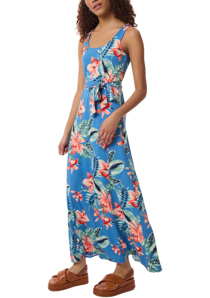 Petite Maxi Tank Dress with Self Sash 