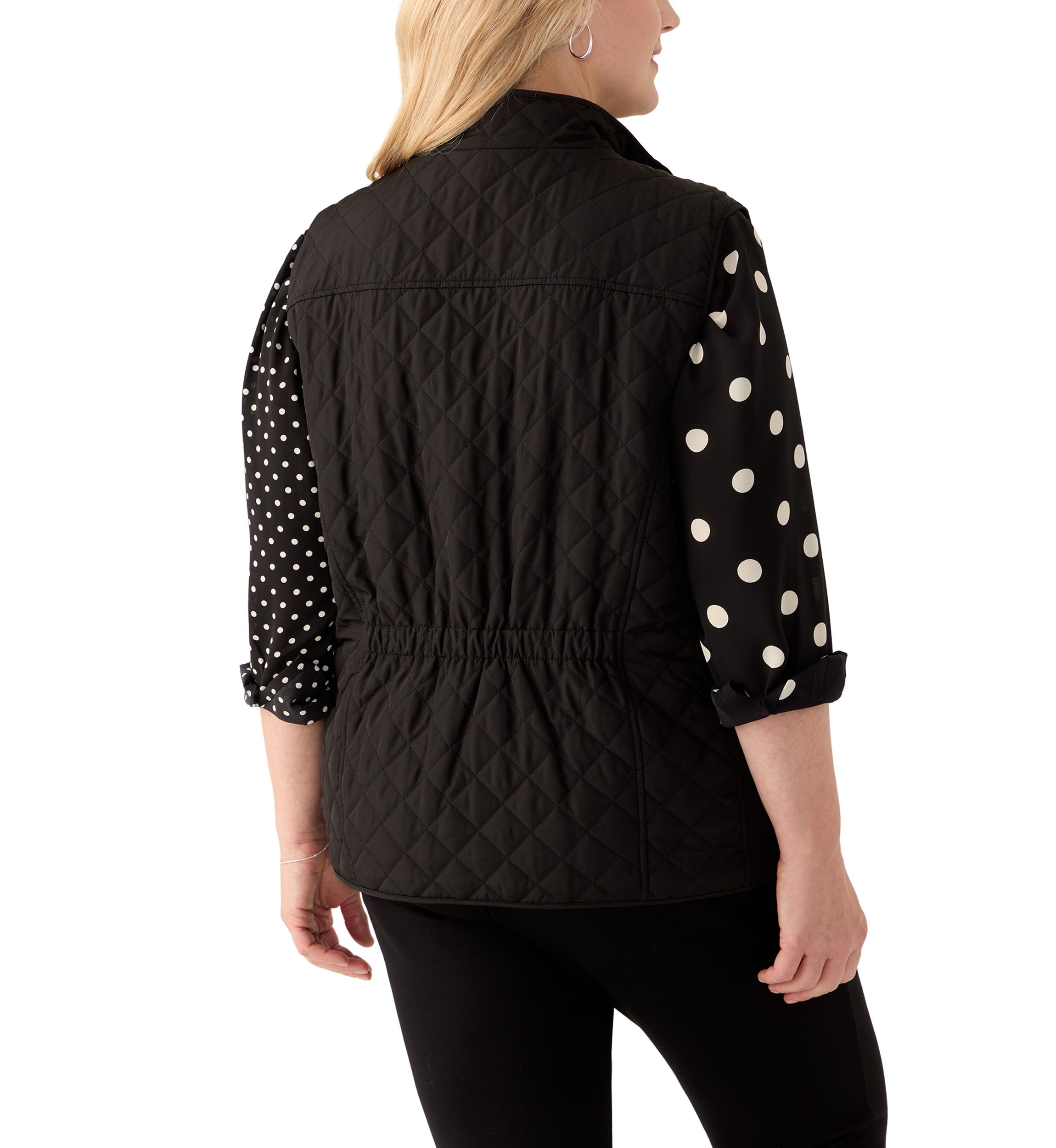 Plus Size Quilted Vest