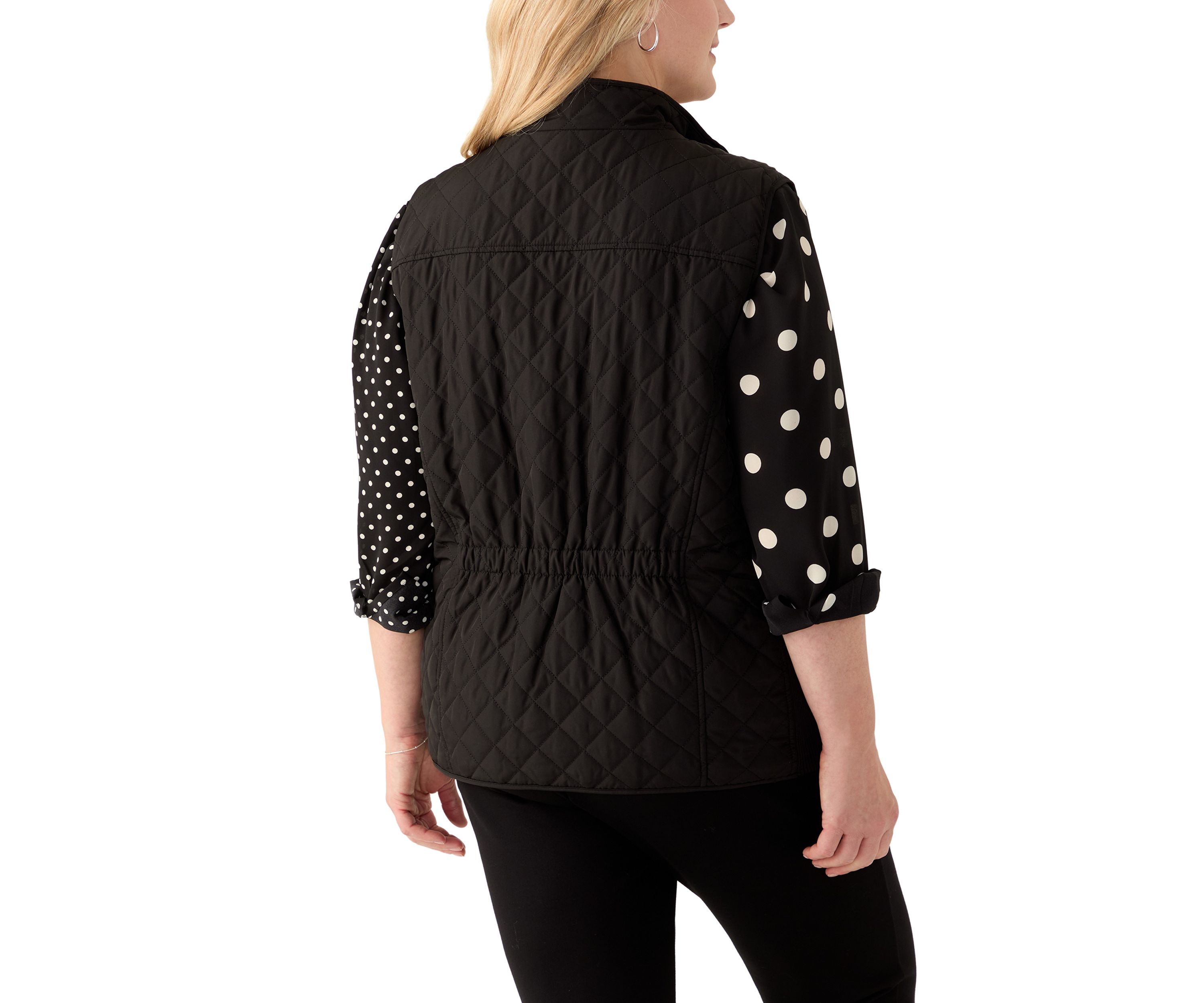 Plus Size Quilted Vest