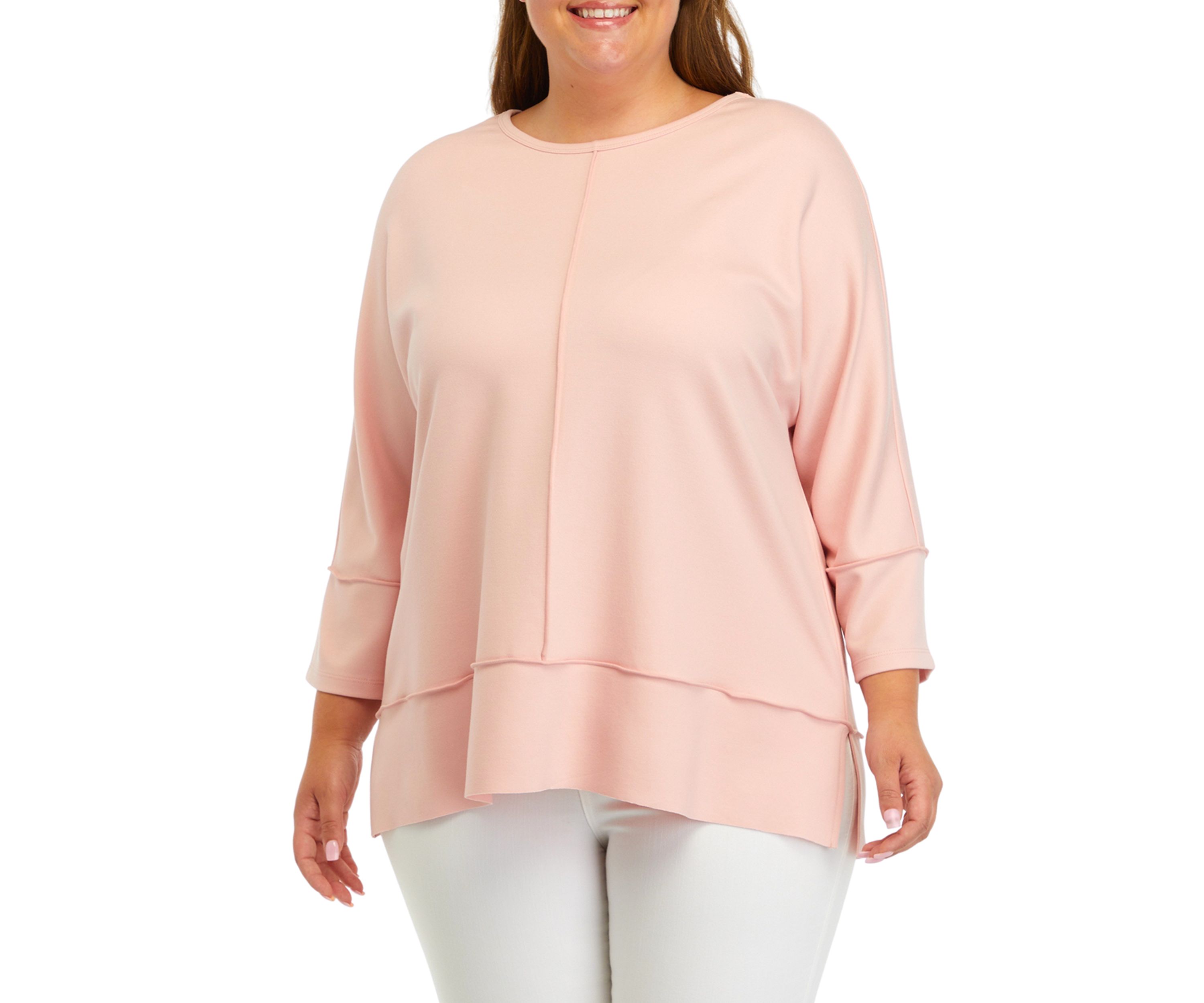 Plus Size 3/4 Sleeve Serenity Knit Top