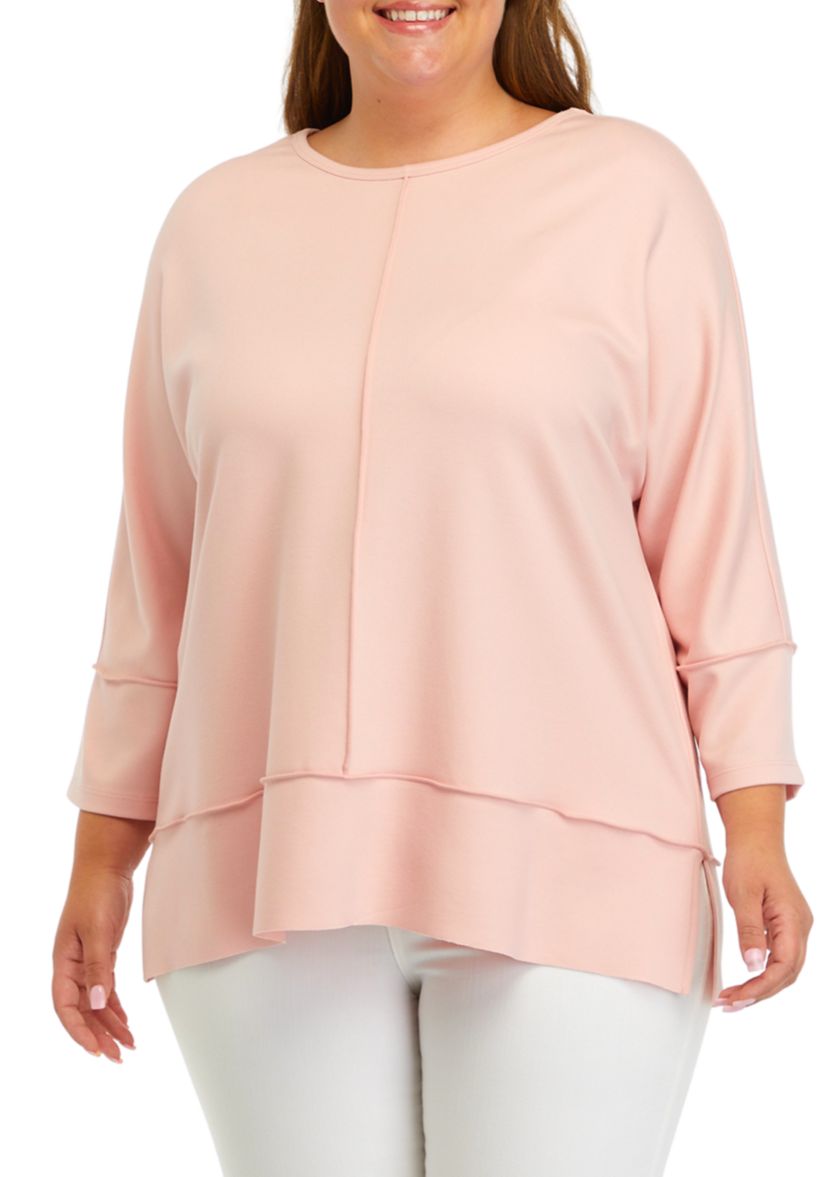 Plus Size 3/4 Sleeve Serenity Knit Top