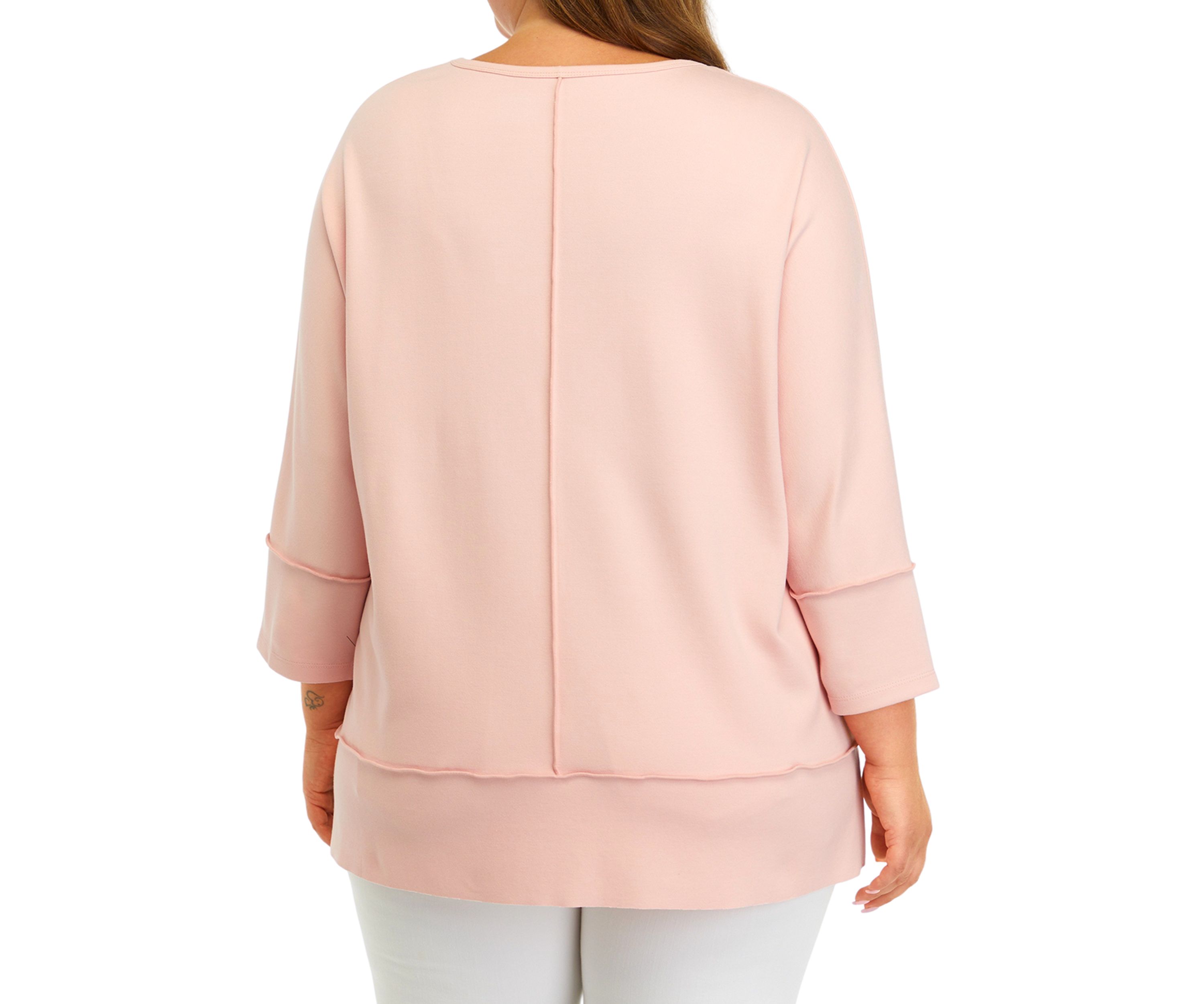 Plus Size 3/4 Sleeve Serenity Knit Top