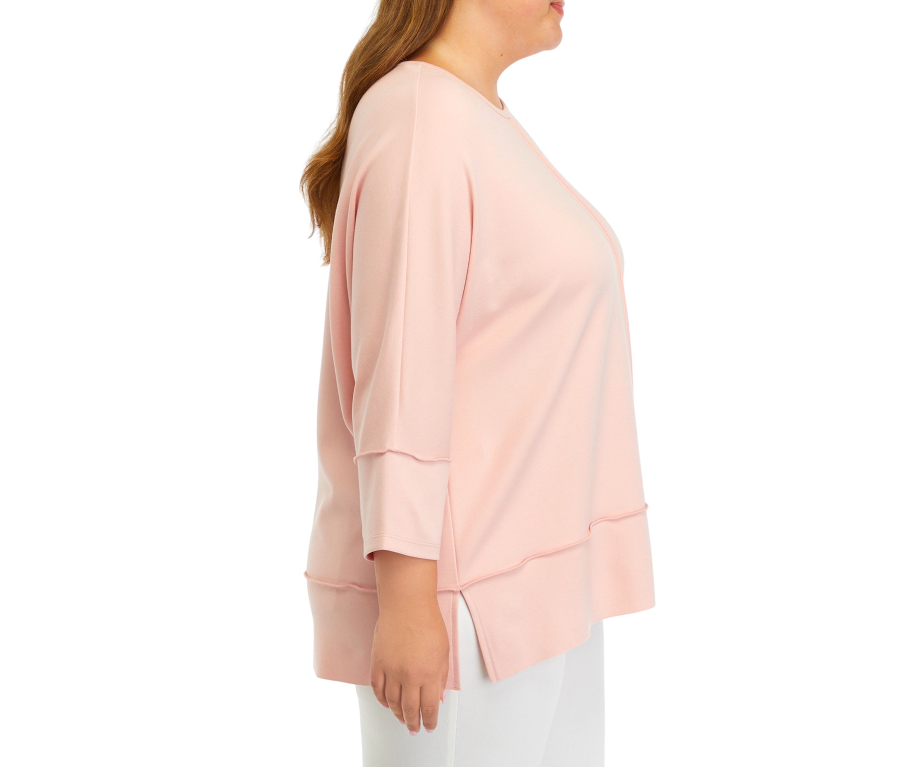 Plus Size 3/4 Sleeve Serenity Knit Top