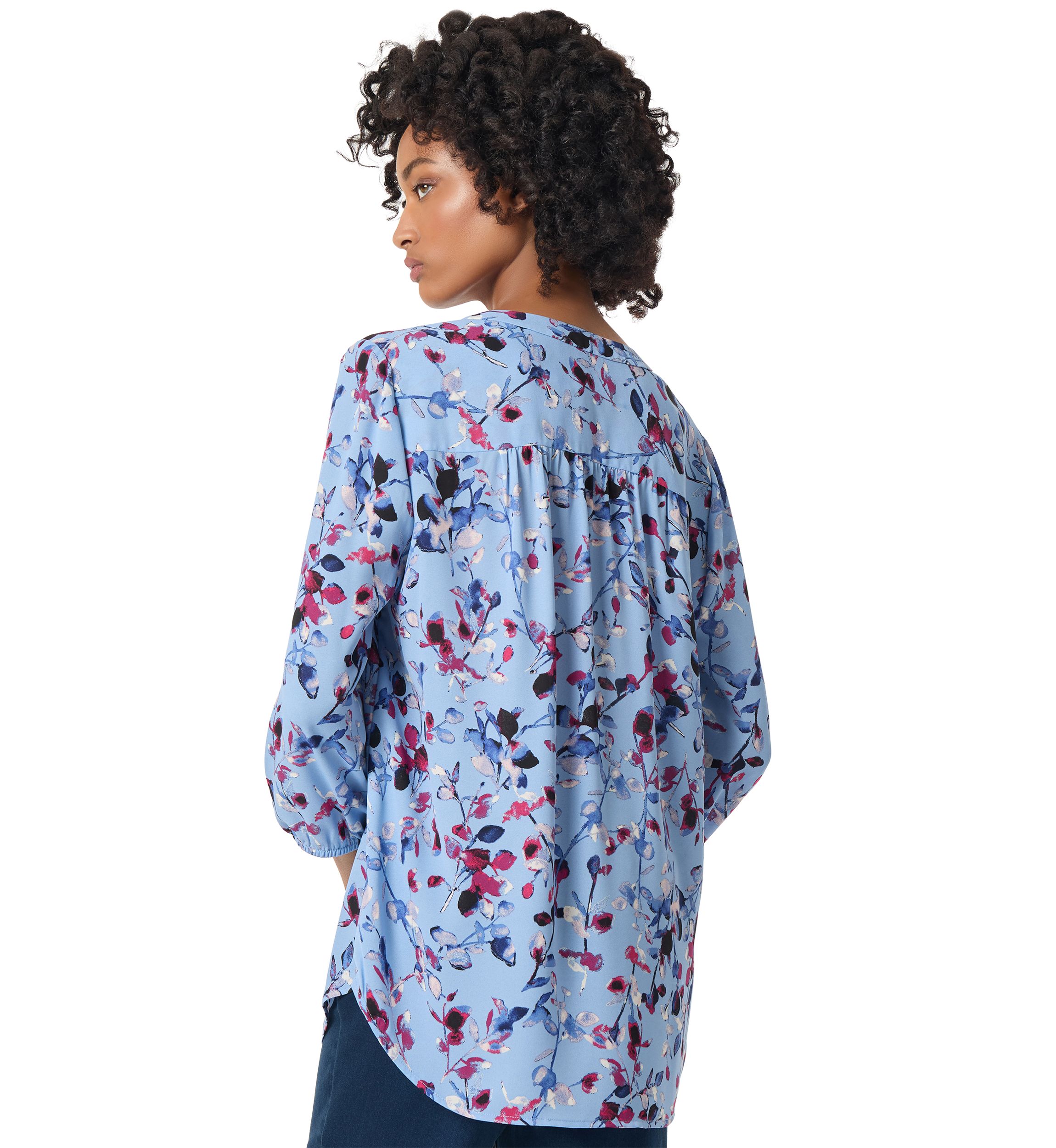 Petite 3/4 Sleeve Kelly Blouse