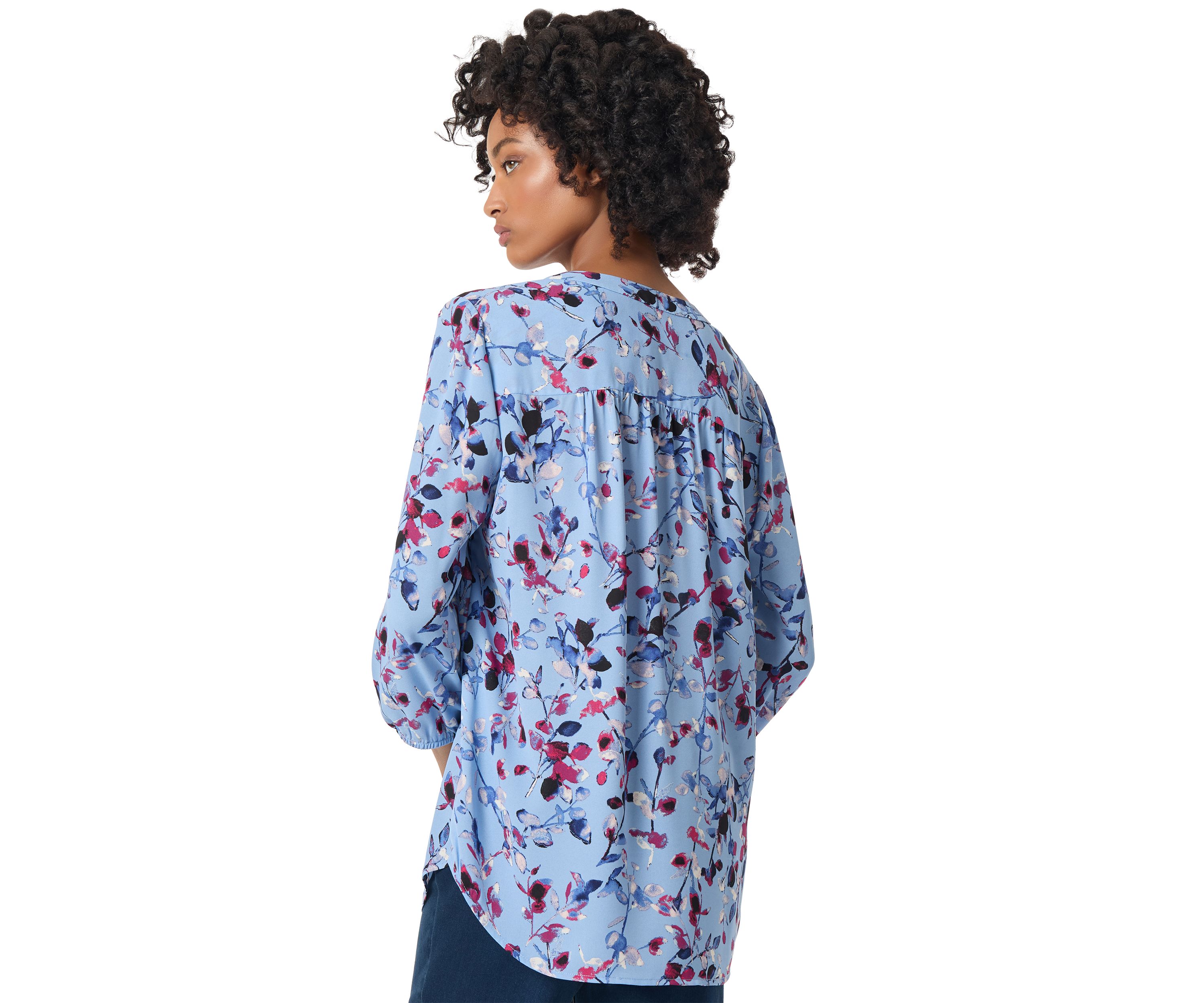 Petite 3/4 Sleeve Kelly Blouse