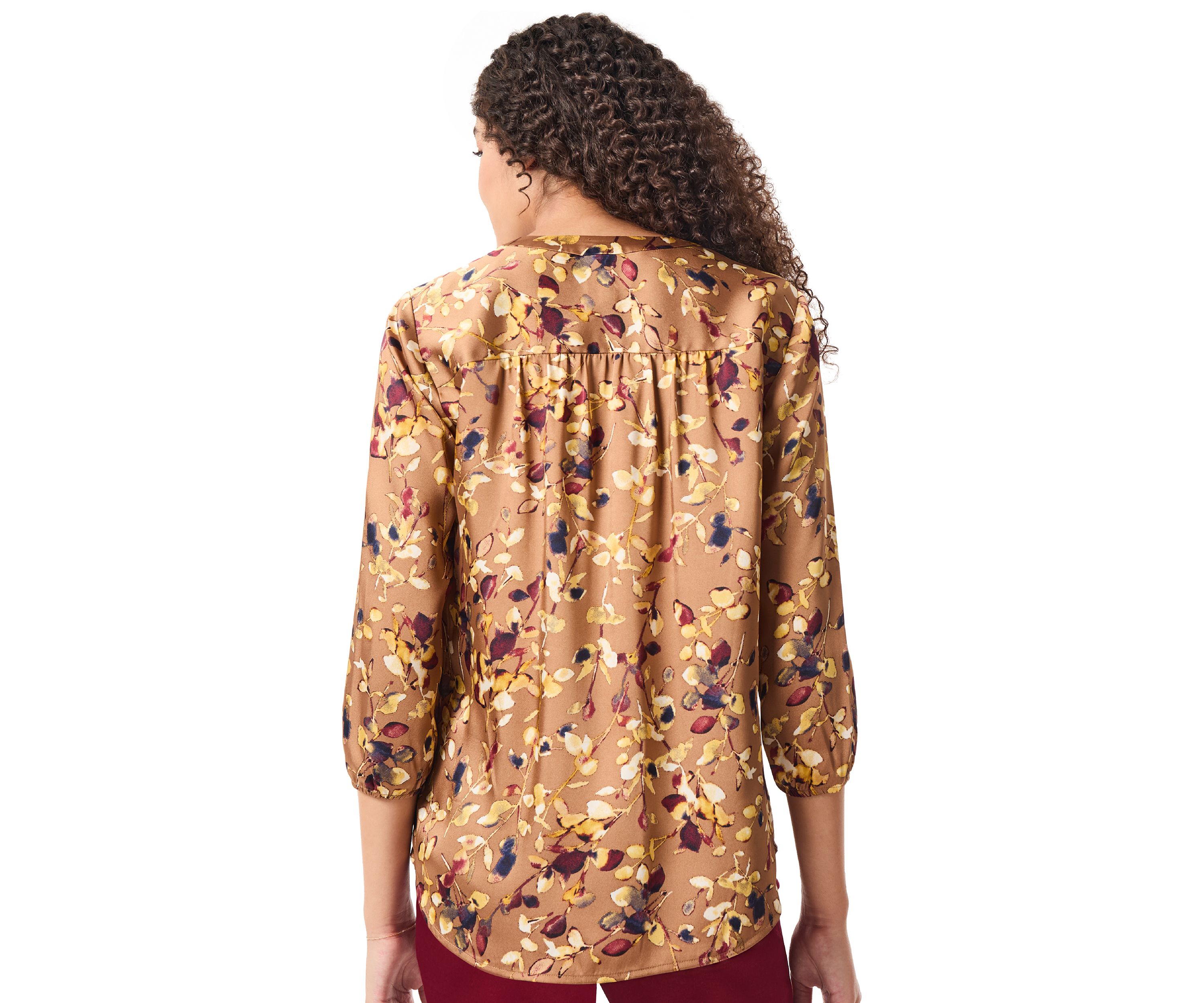 Petite 3/4 Sleeve Kelly Blouse