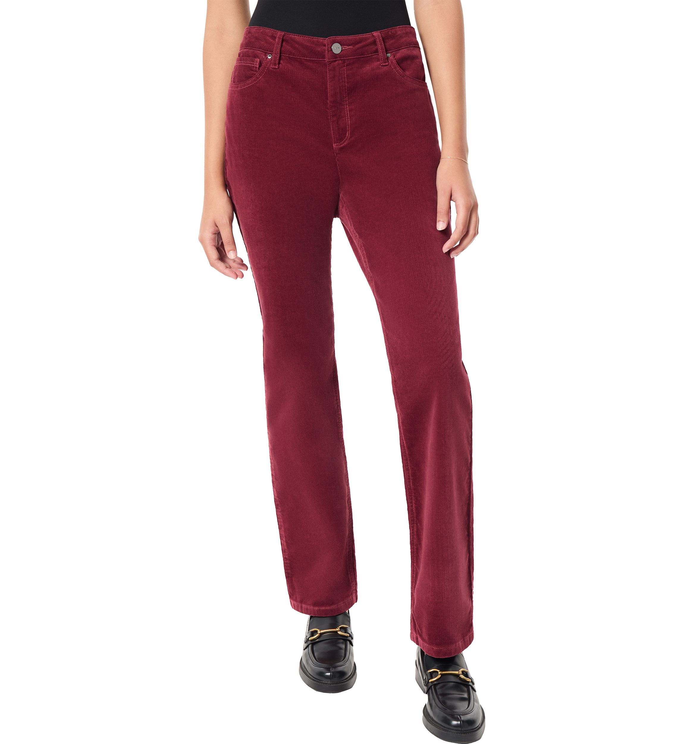 Womens Lexington Straight Leg Corduroy Jeans
