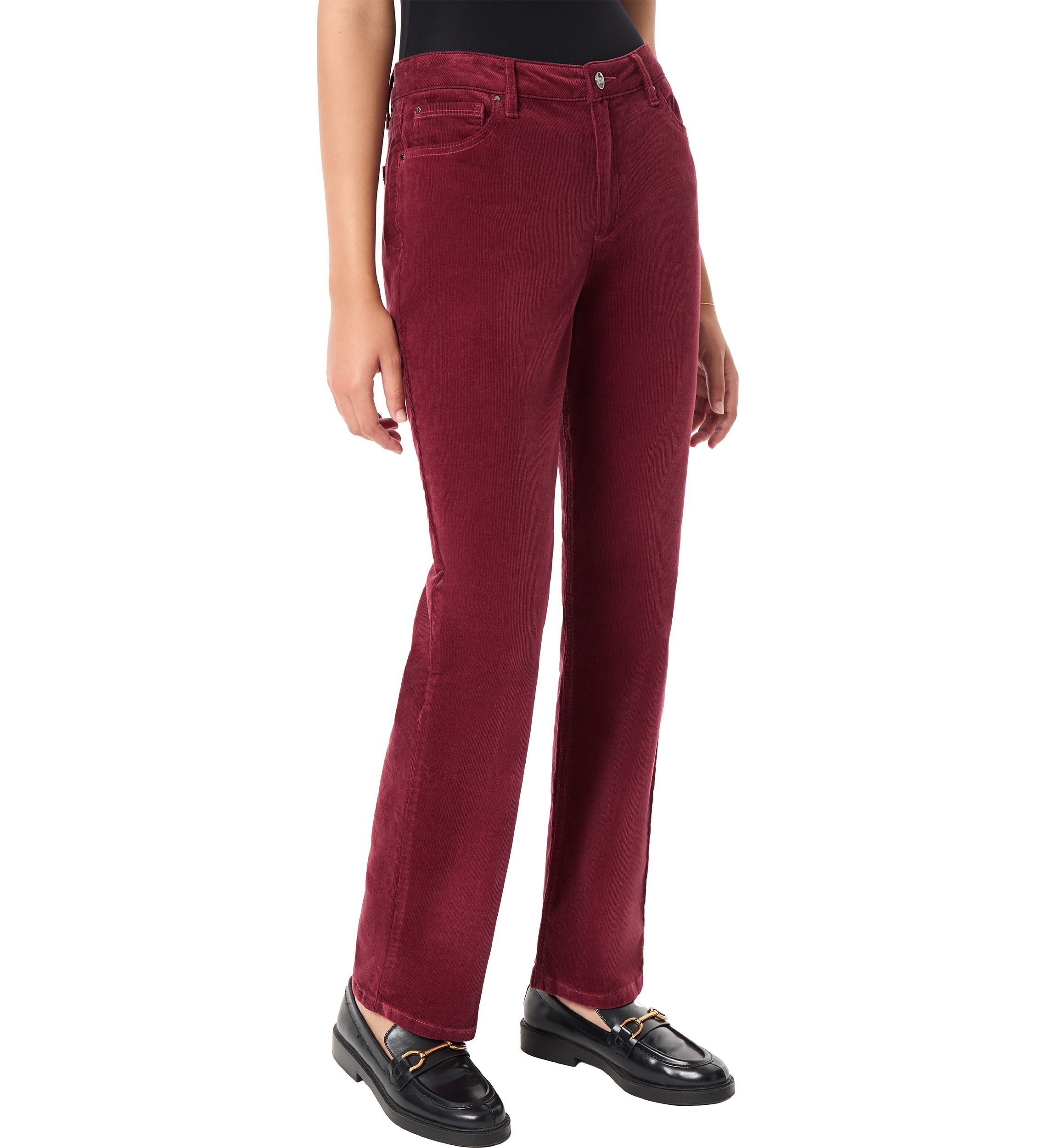 Womens Lexington Straight Leg Corduroy Jeans