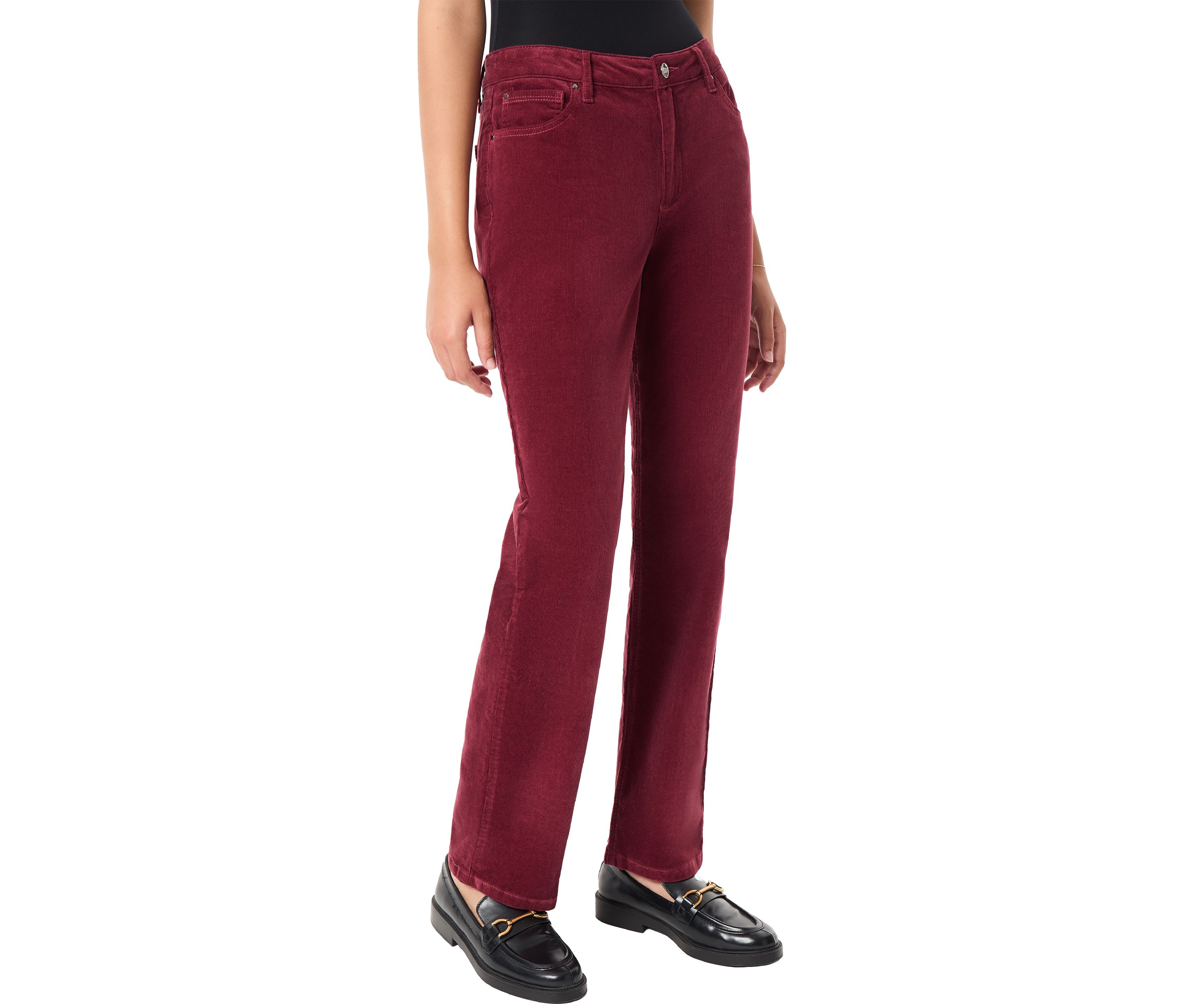 Womens Lexington Straight Leg Corduroy Jeans