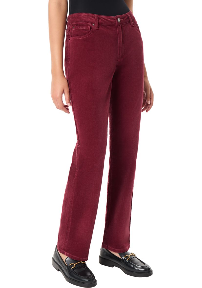 Womens Lexington Straight Leg Corduroy Jeans