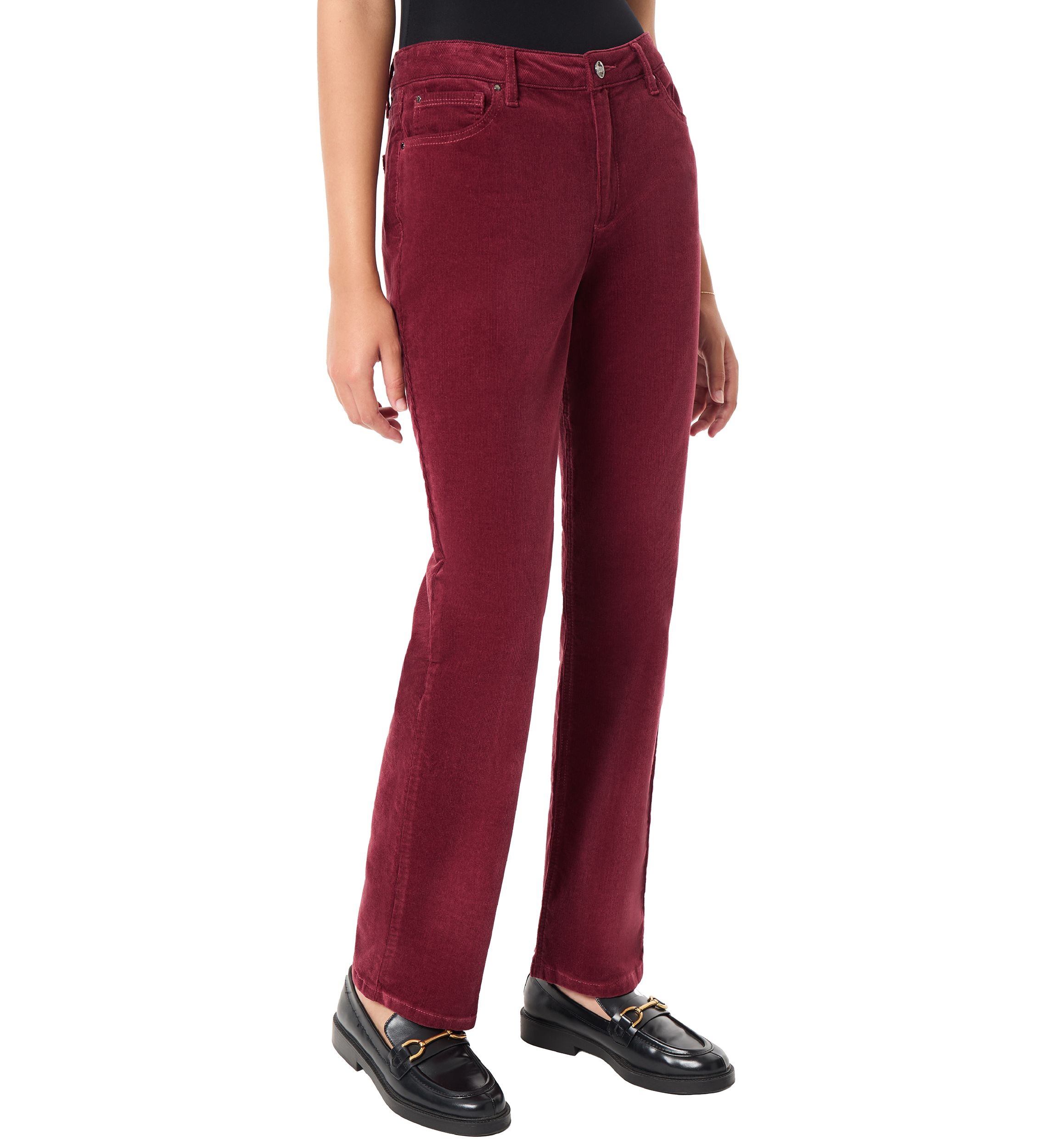 Petite Lexington Straight Leg Corduroy Jeans