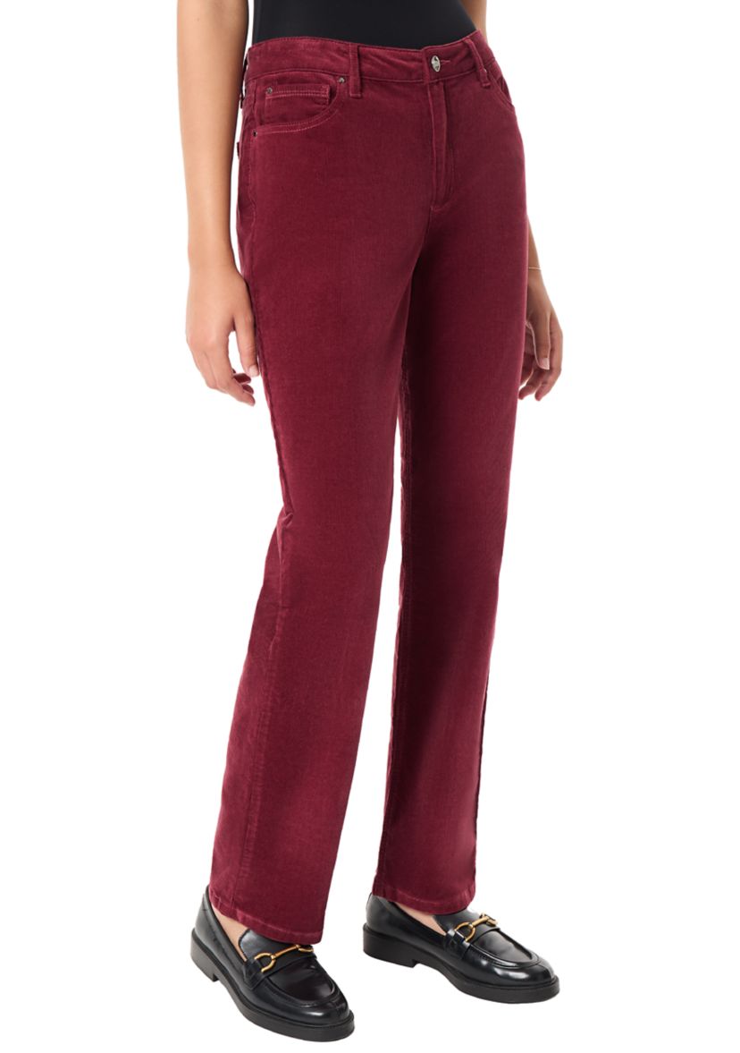 Petite Lexington Straight Leg Corduroy Jeans