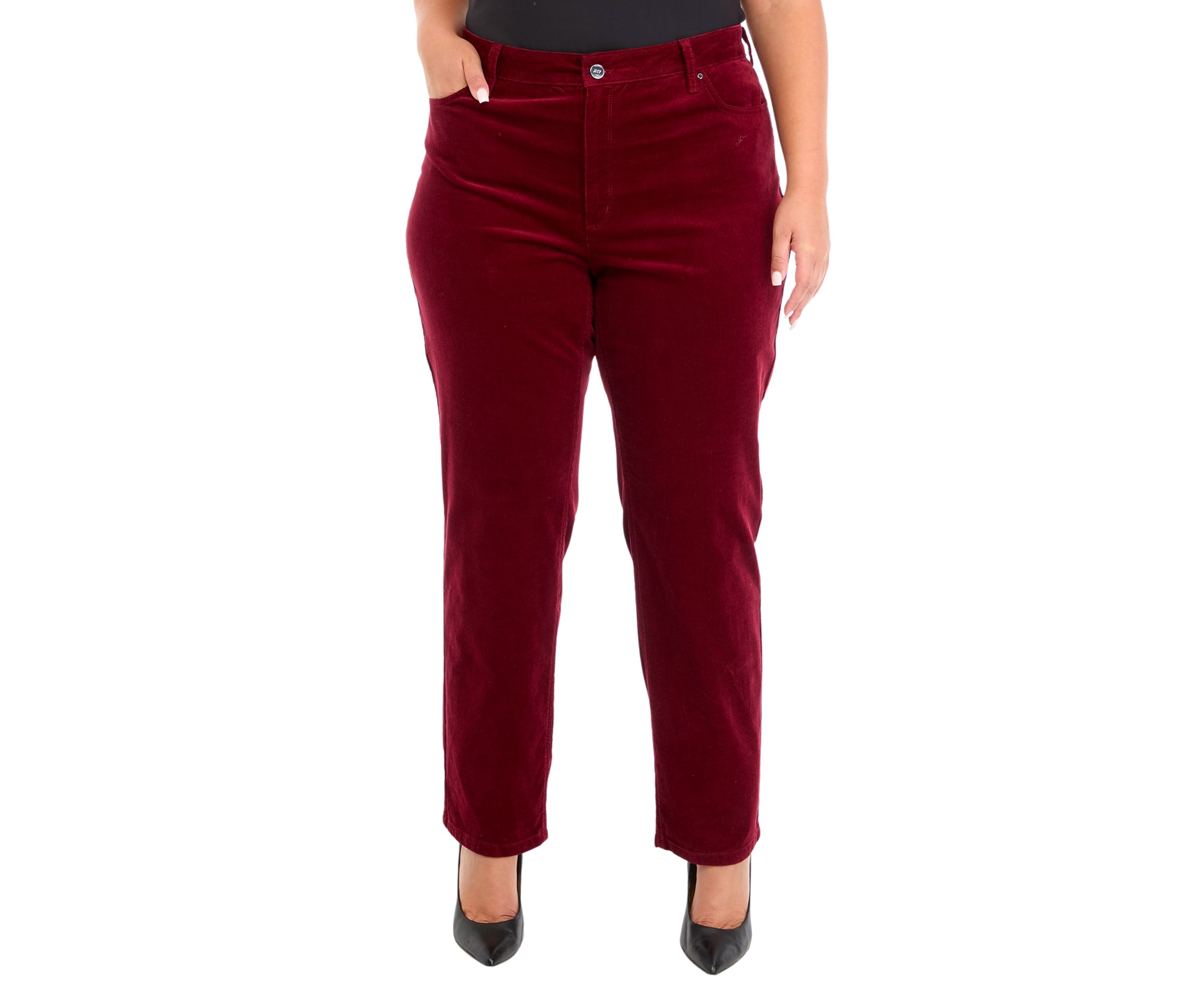 Plus Size Lexington Straight Leg Corduroy Pants