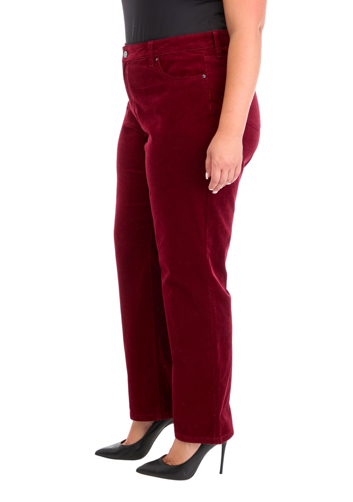 Plus Size Lexington Straight Leg Corduroy Pants