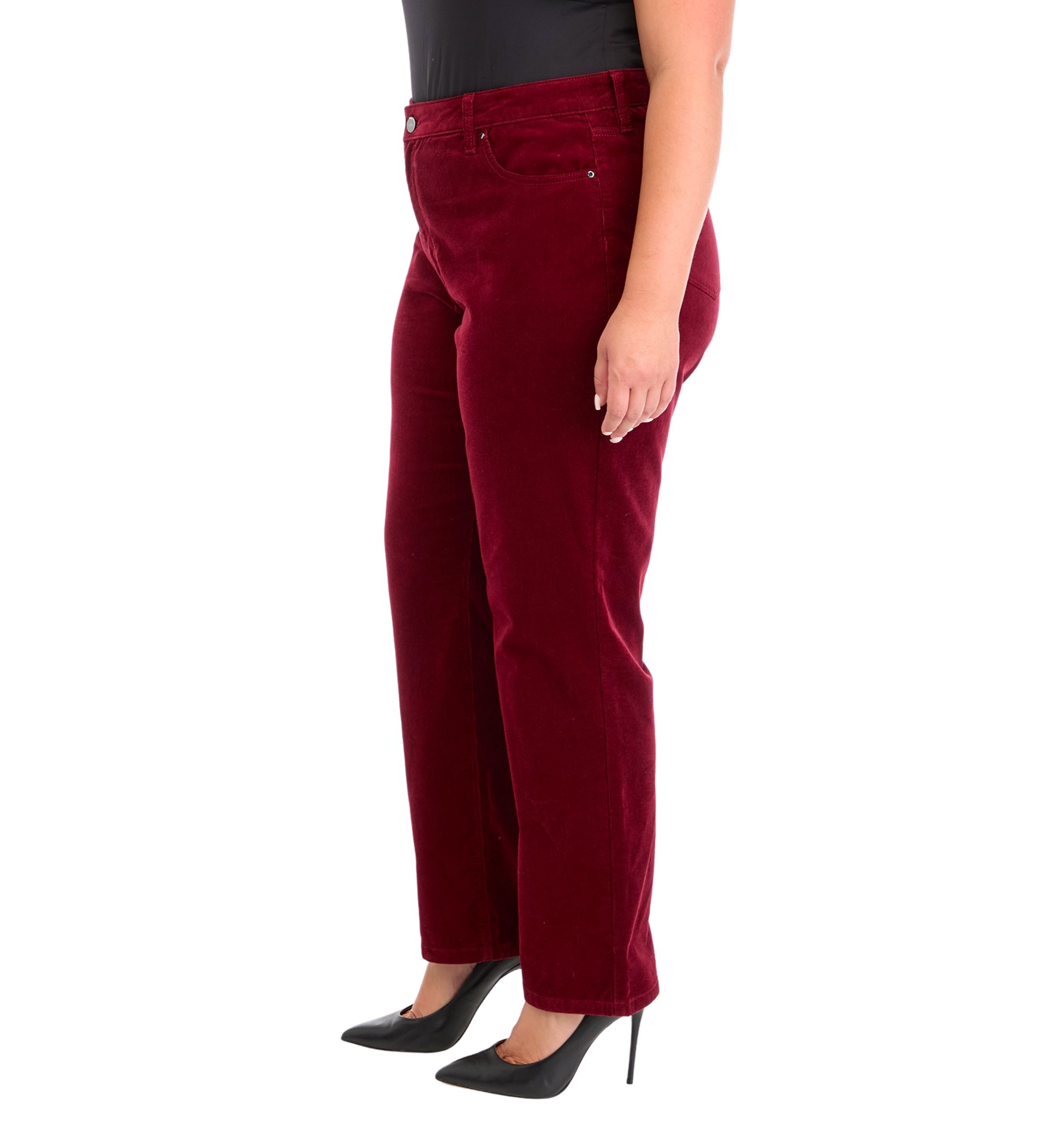 Plus Size Lexington Straight Leg Corduroy Pants