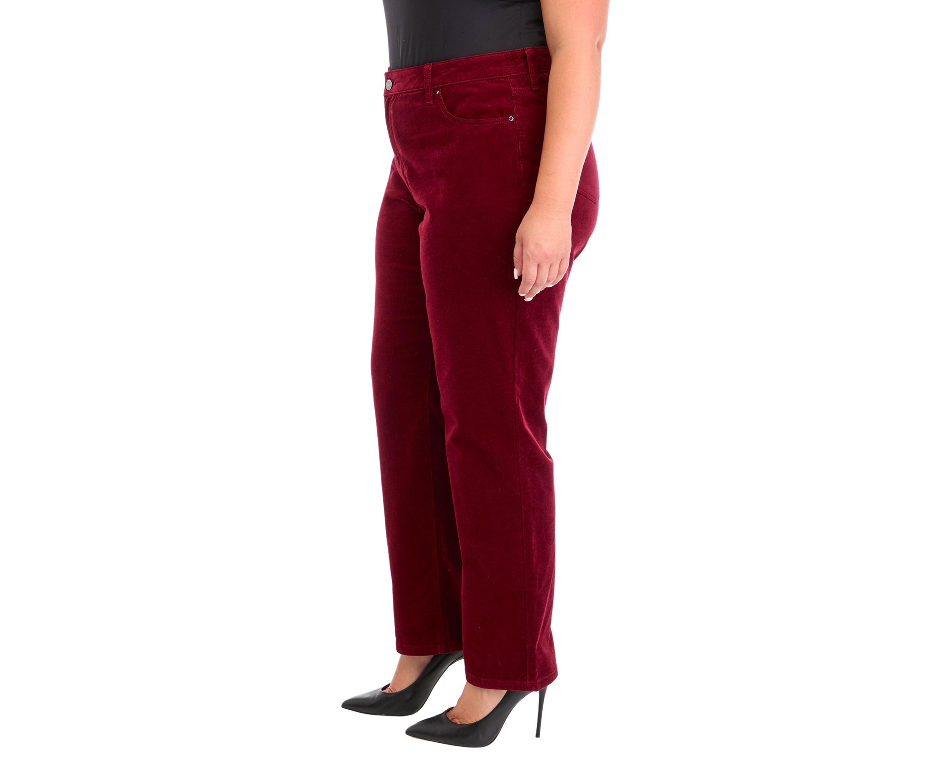 Plus Size Lexington Straight Leg Corduroy Pants