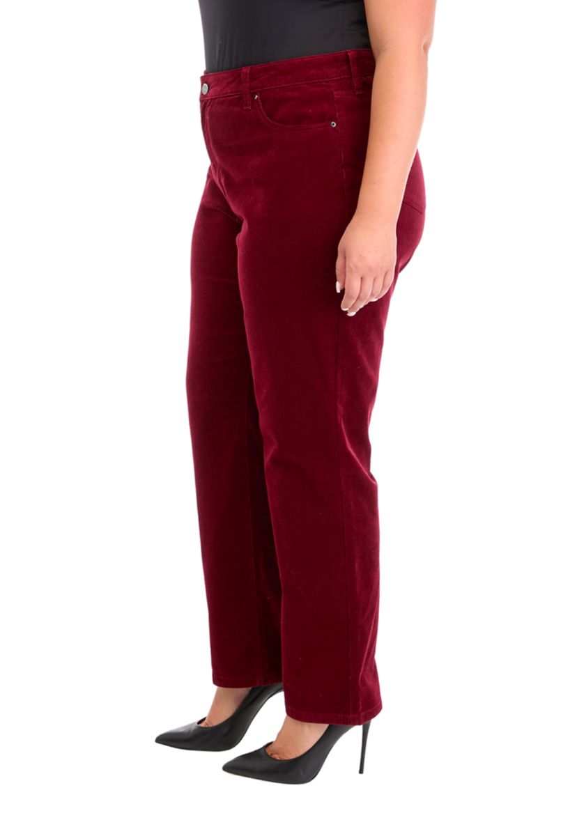 Plus Size Lexington Straight Leg Corduroy Pants