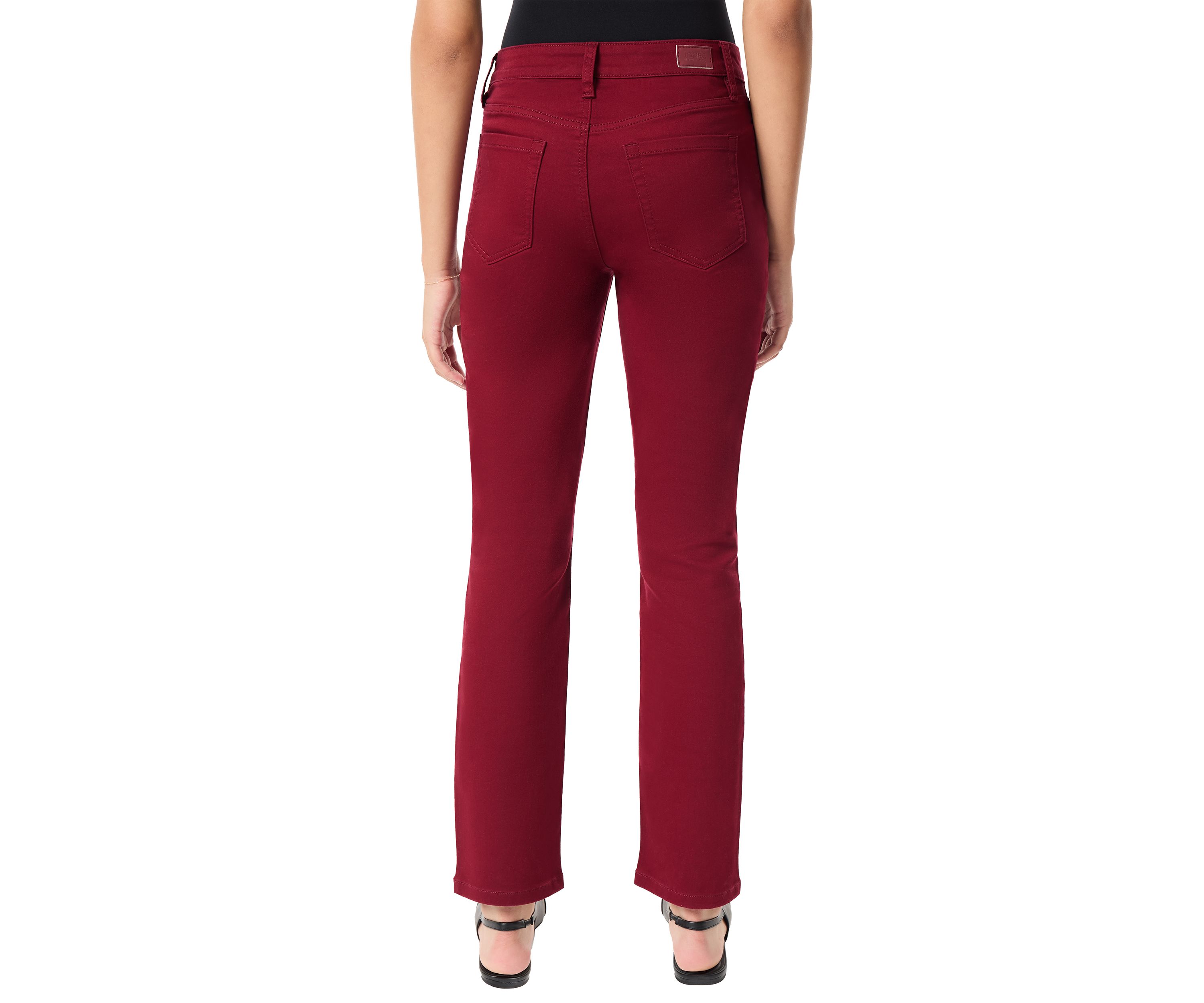 Petite Lexington Straight Colored Pants