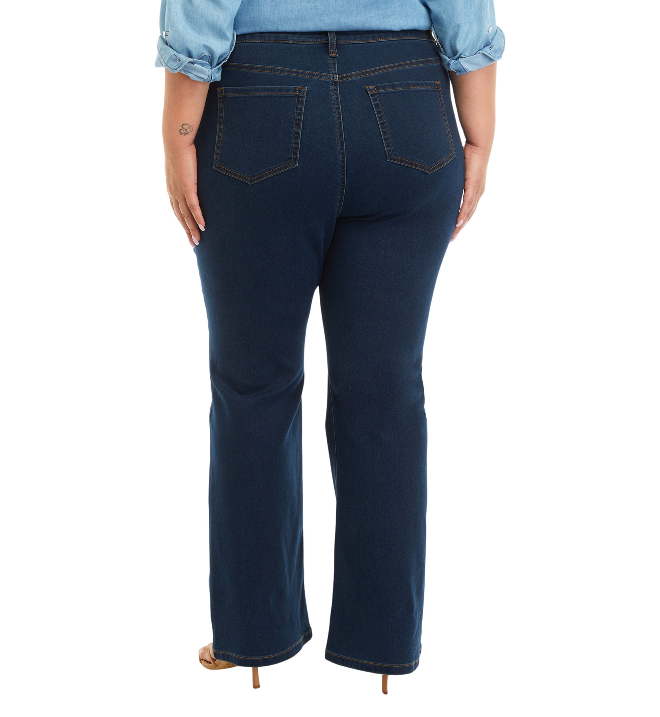 Plus Size Lexington Flare Jeans with Welt Pockets