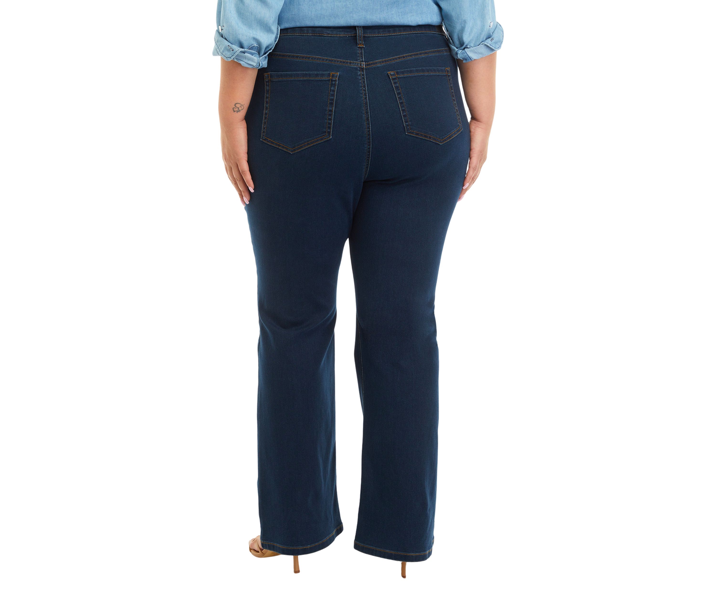 Plus Size Lexington Flare Jeans with Welt Pockets