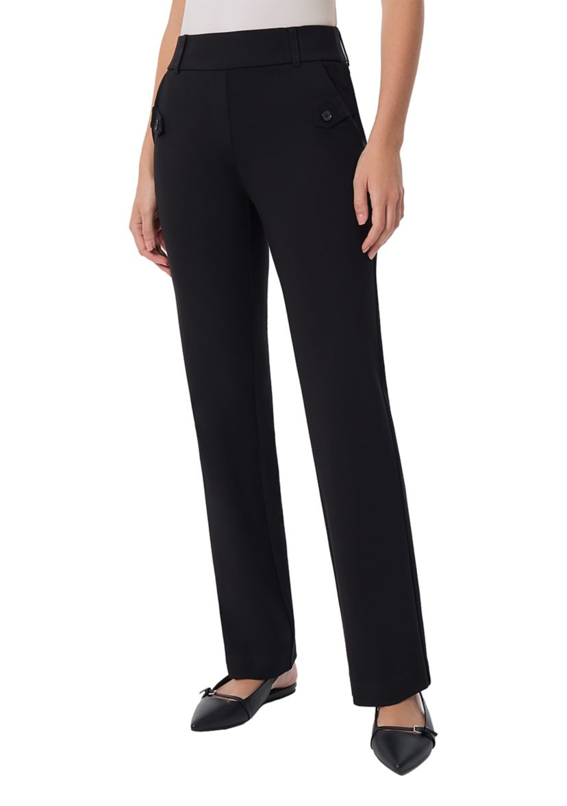 Petite Pull On Slash Pocket Trouser Pants