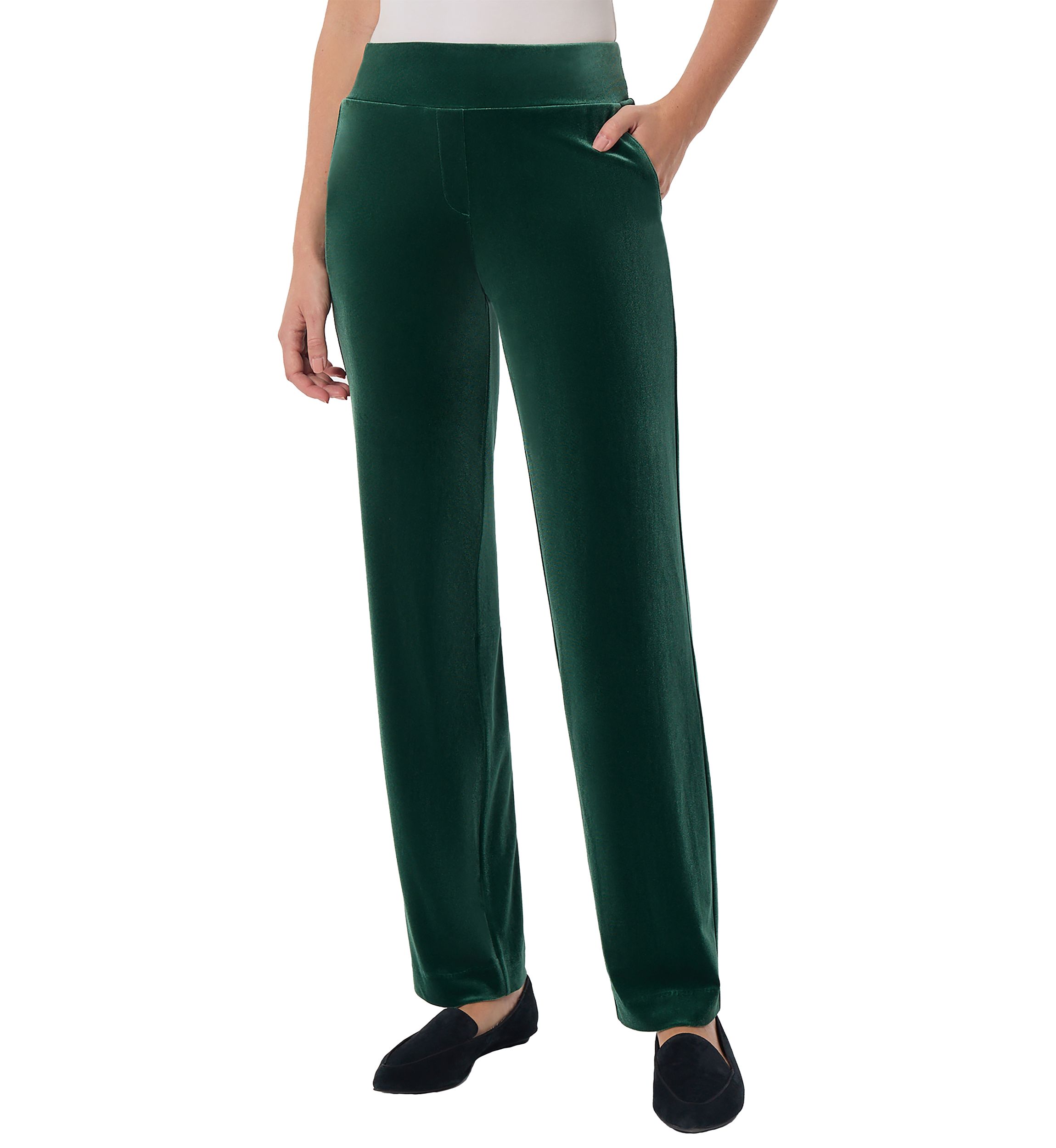 Womens Velour Pull On Pants