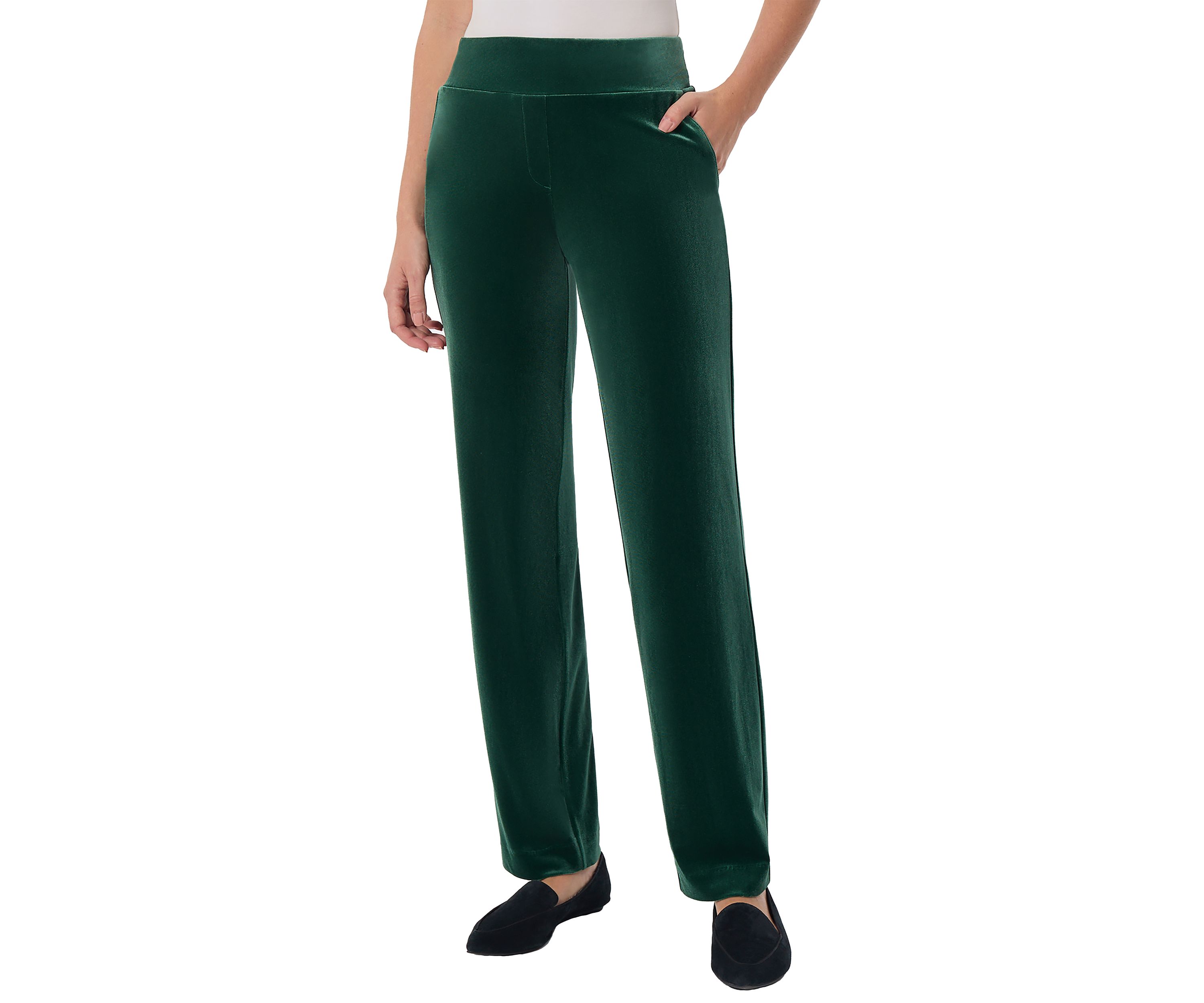 Womens Velour Pull On Pants